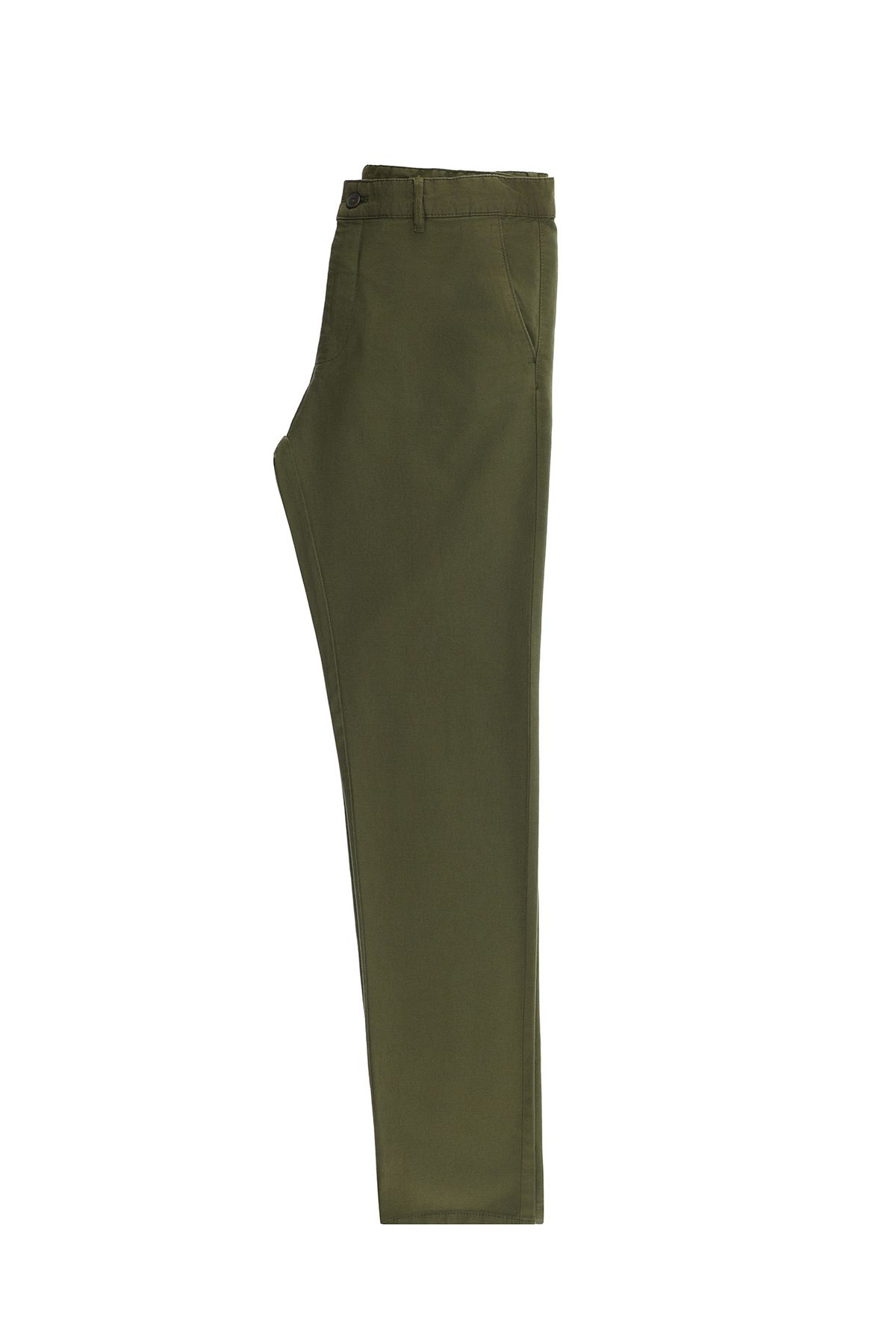 Kiğılı Regular Fit Desenli Likralı Kanvas / Chino Pantolon