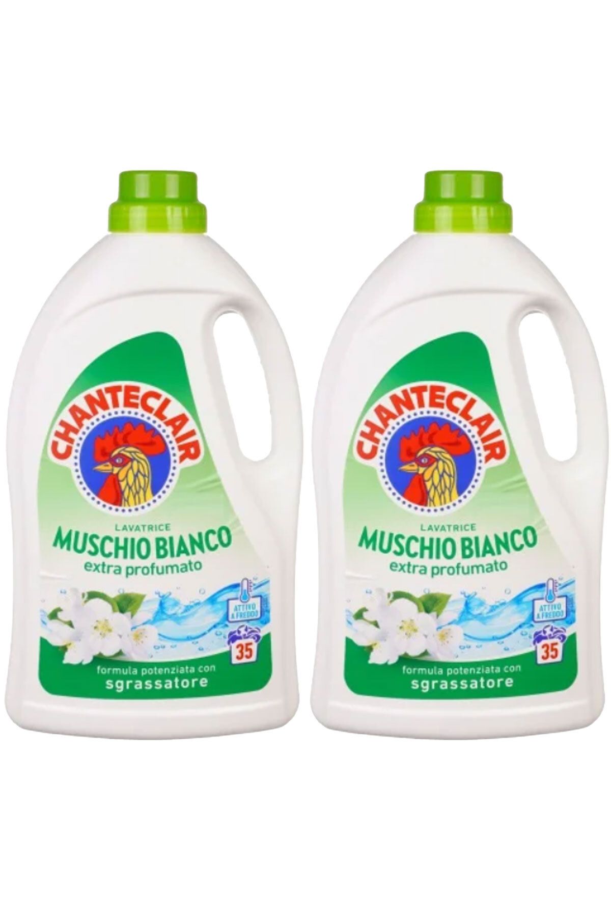 chante clair Detergent Lichid Chanteclair White Musk - 35 Spălări X 2 Buc - One Size