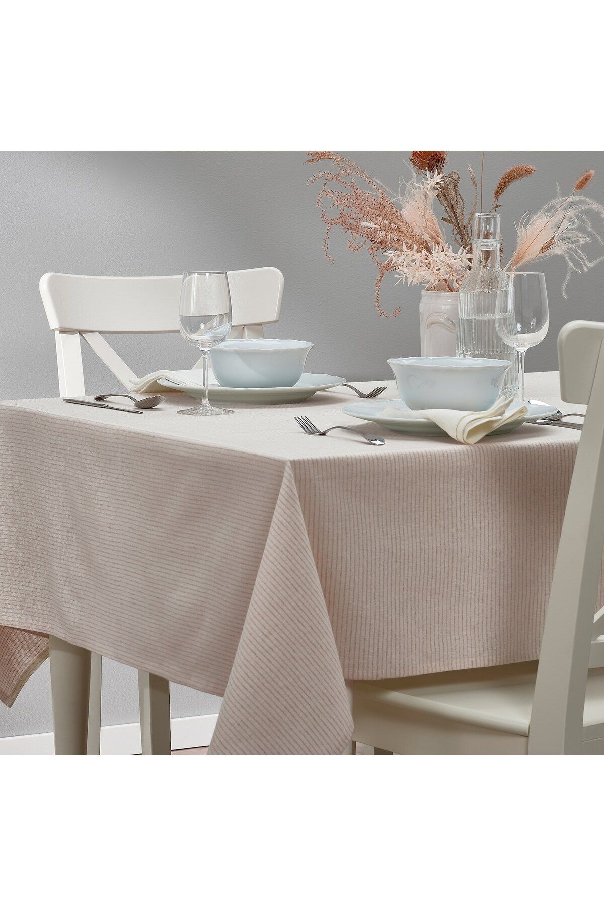 IKEA-Silverarv Beige Tablecloth 145x240 Cm – Elegant, Noise-reducing, Table Protection For All Occasions 2