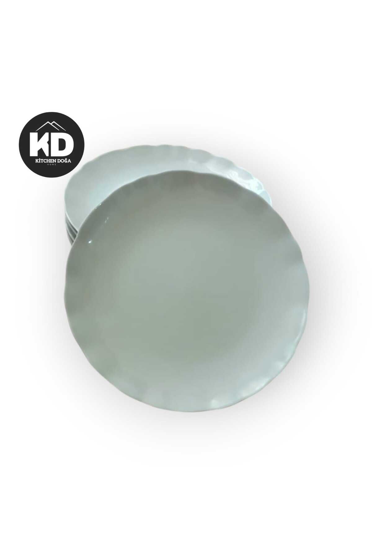 Kütahya Porselen 6 AD 25 Cm Servis Sunum Tabağı