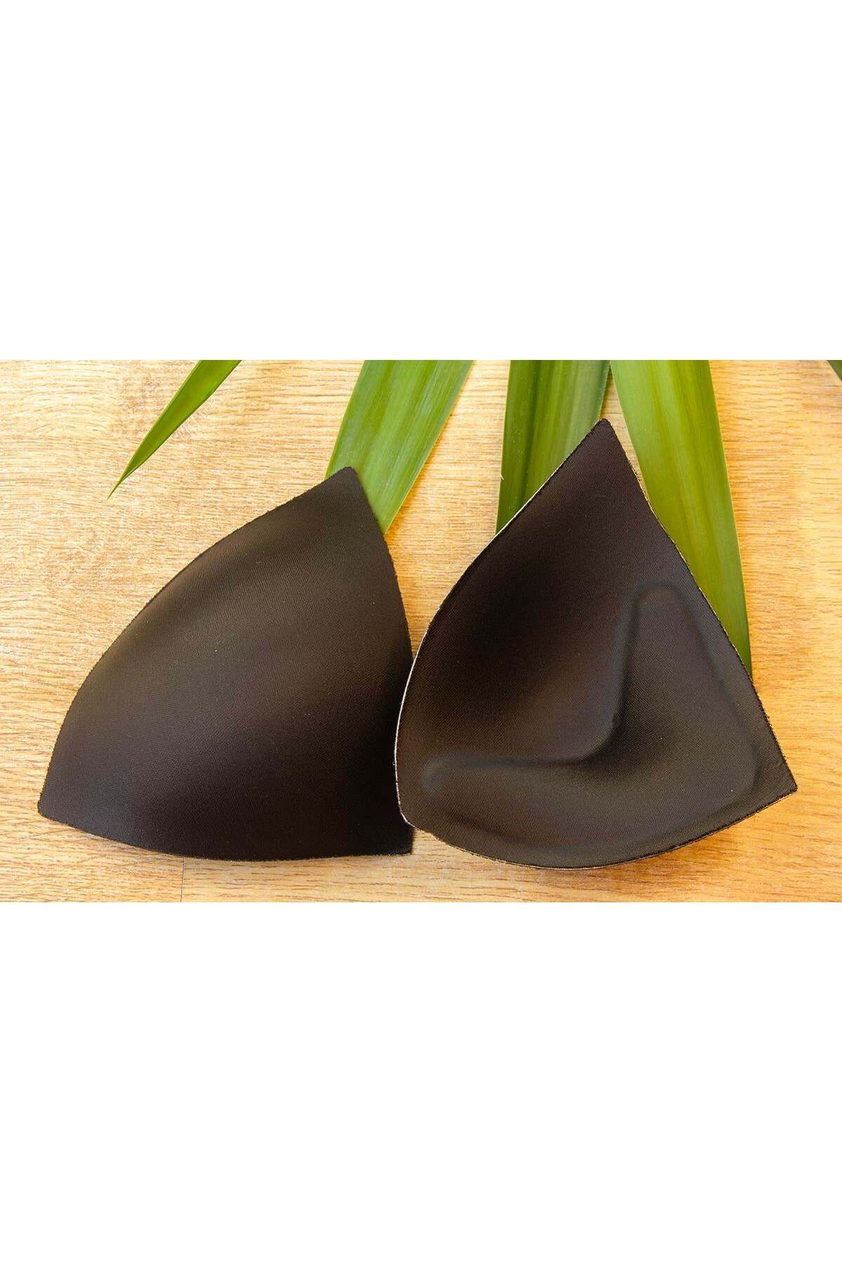 AQUAVİVA Aquaviva Kadın Siyah Mayo Bikini Iç Çamaşırı Üçgen Double Dolgu Push - Up Cup