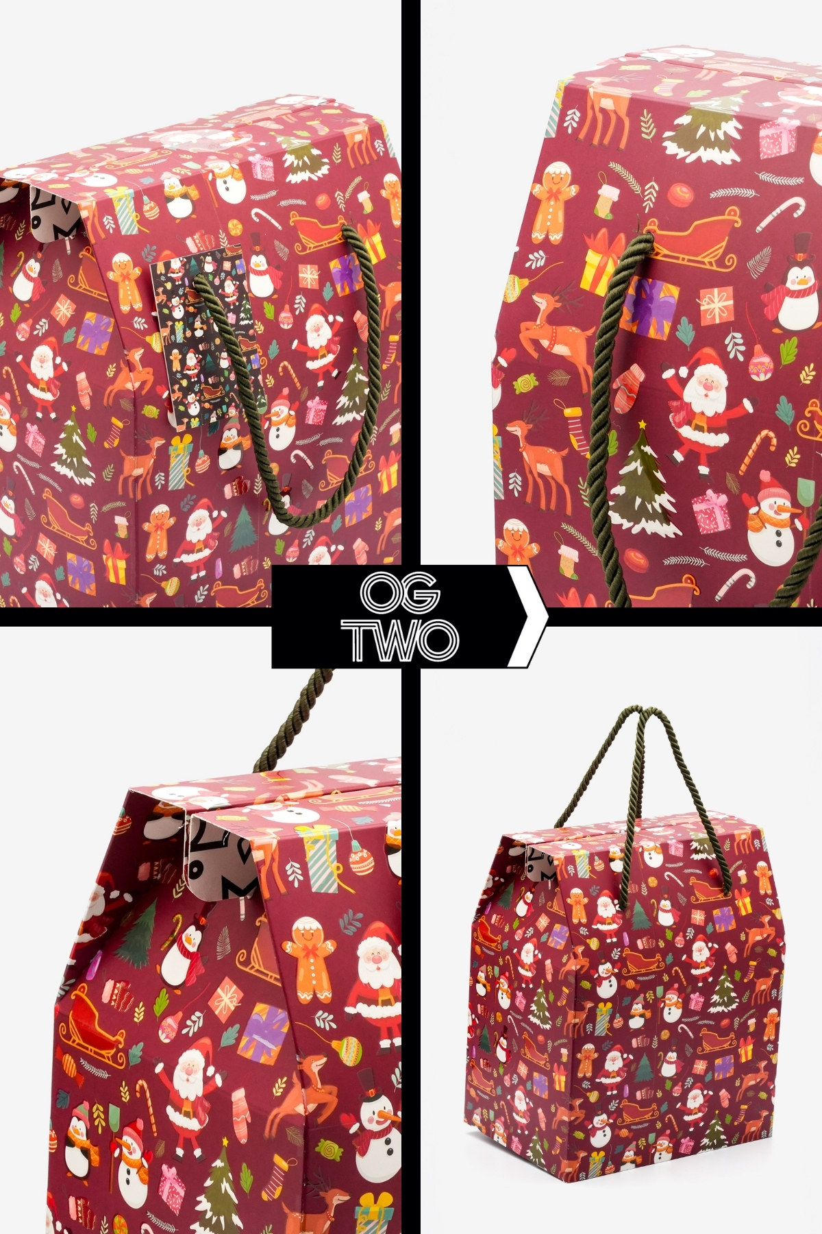 OGTWO Premium Konsept Tasarım Hediye Kutusu & Çanta Boş Karton Hediye Paketi Hediyelik Kutu - 24x14x20cm fotoğrafı 2 (önizleme)