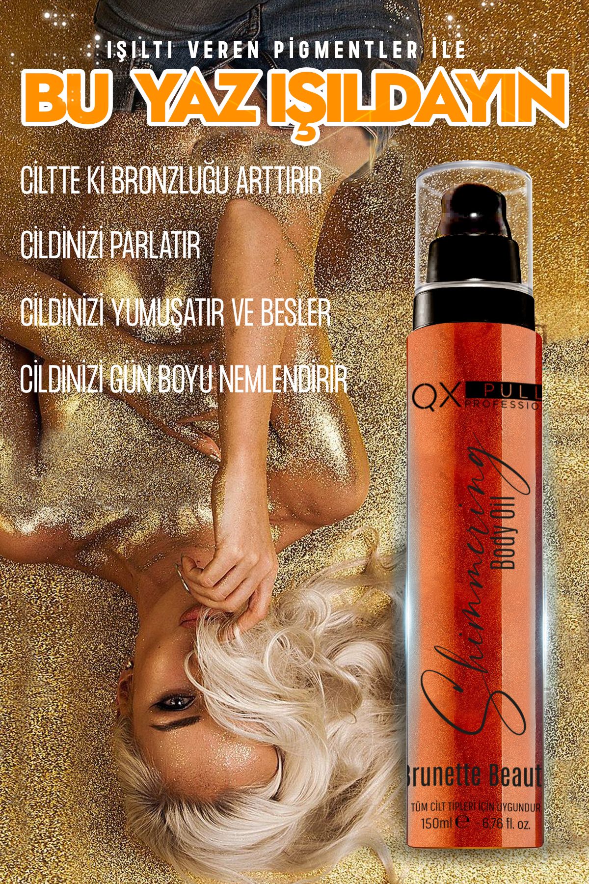 NQX PULL-Fast Bronzing - Intensive Bronzing Solarium Oil 150 ml 2