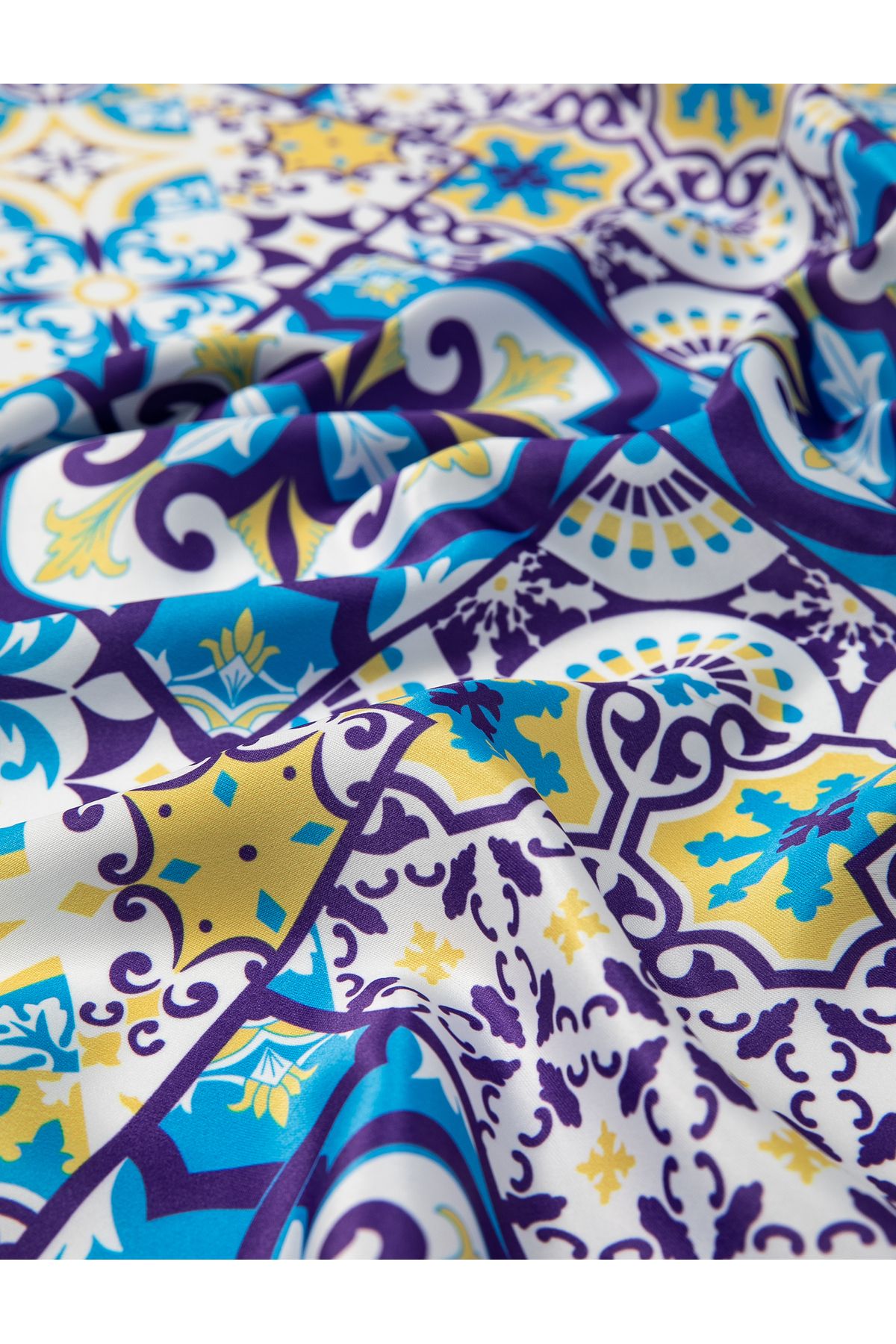 Koton-Bandana mit Blumenmuster, glänzend 3