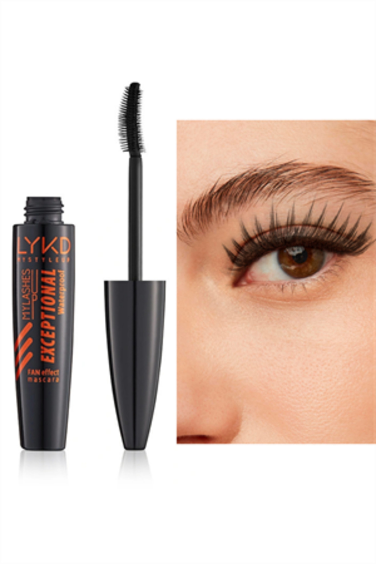  ریمل ضد آب با جلوه فن و فر کننده فوق العاده مقاوم در برابر آب - ریمل با جلوه فن و فر کننده