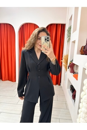 ebruemenbutik CEKET PANTOLON KADIN BORDO TAKIM