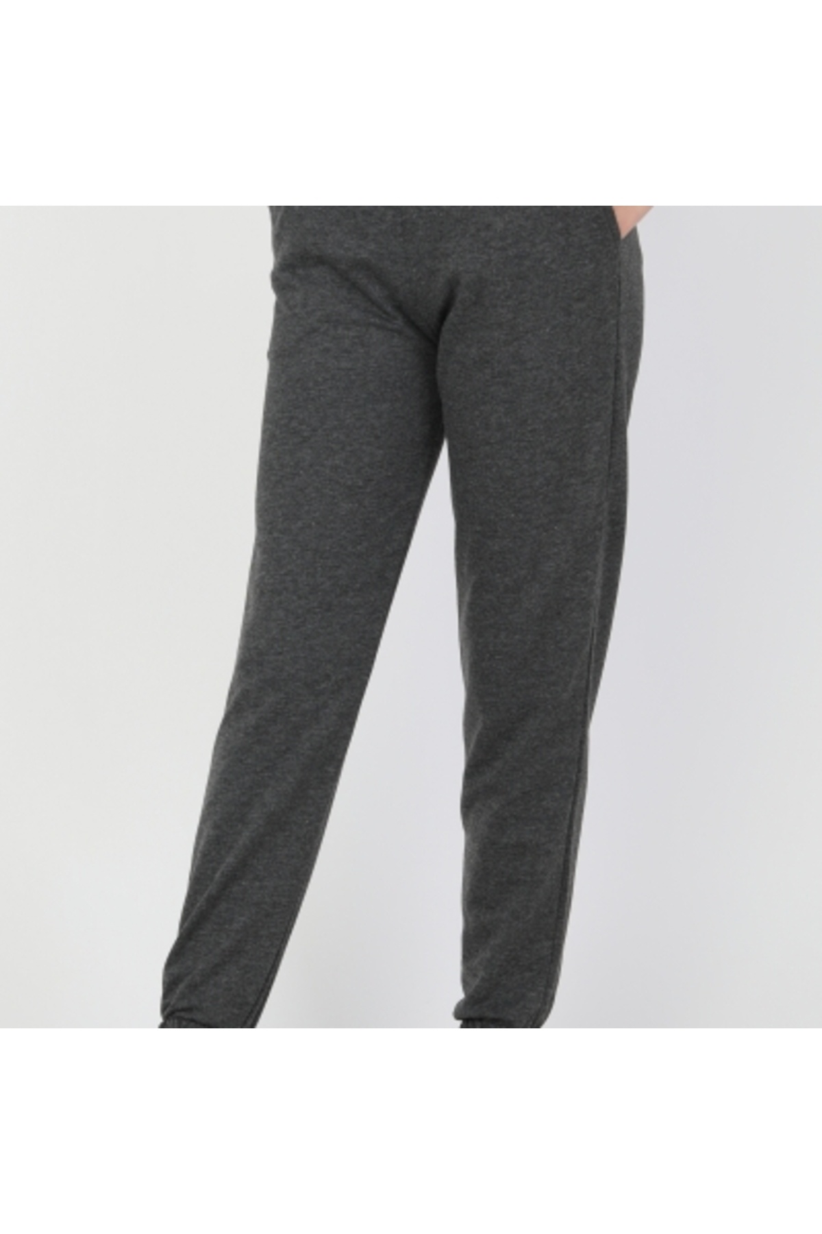 e-çocuk-Waist Leg Elastic Unisex Children's Solid Color Sweatpants 0012-0011 4