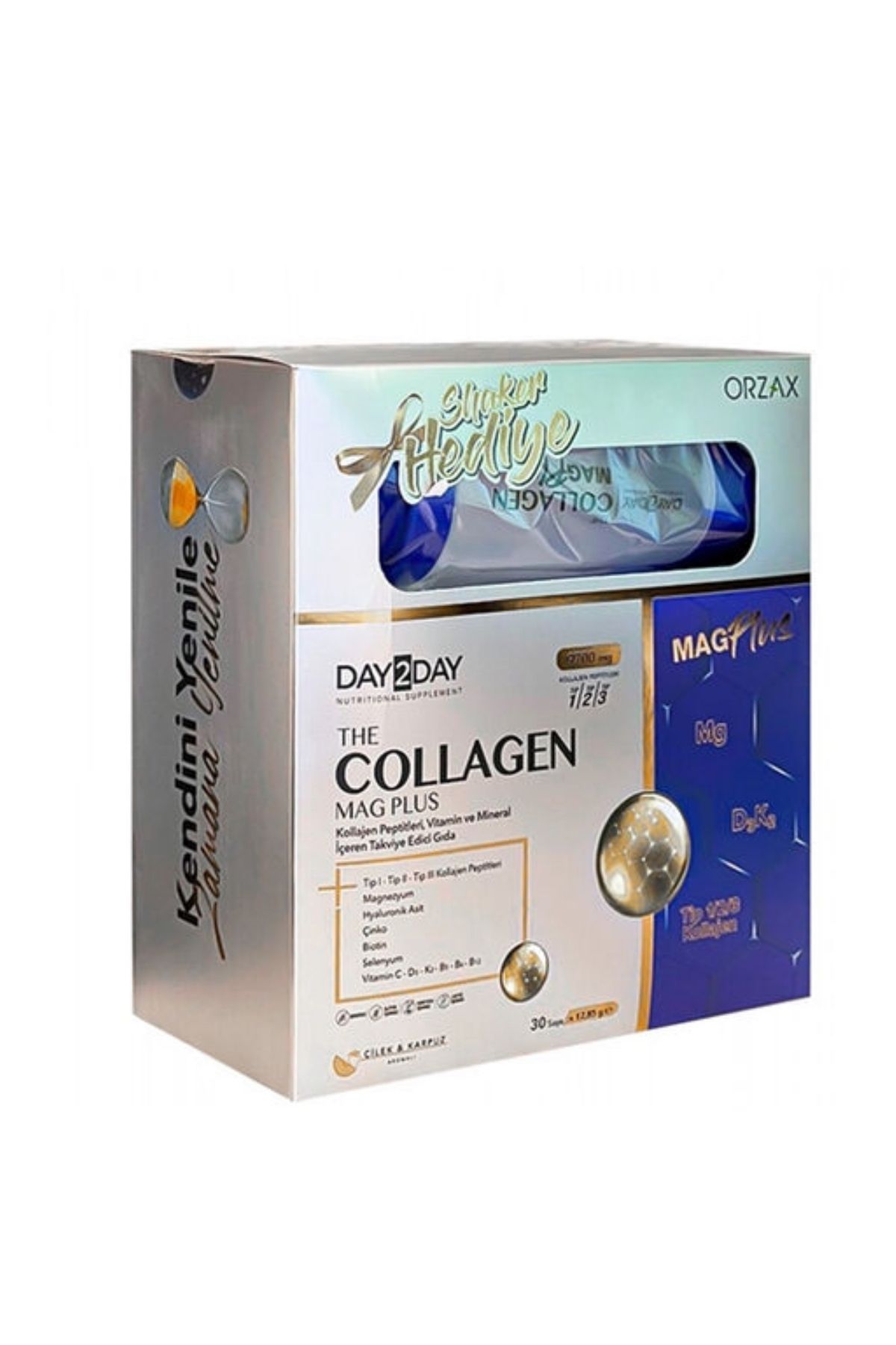 DAY2DAY The Collagen Mag Plus 30 Saşe Shaker HEDİYE