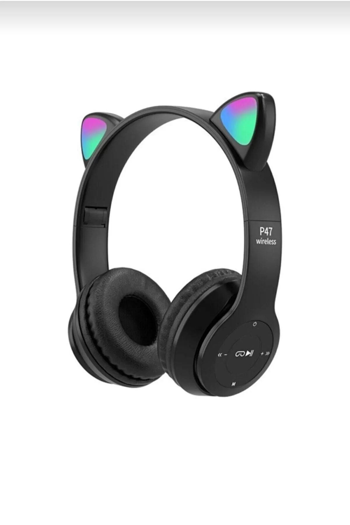 feifei Kedili Işıklı Katlanabilir 5.0 Bluetooth Kulaklık Kablosuz P47M