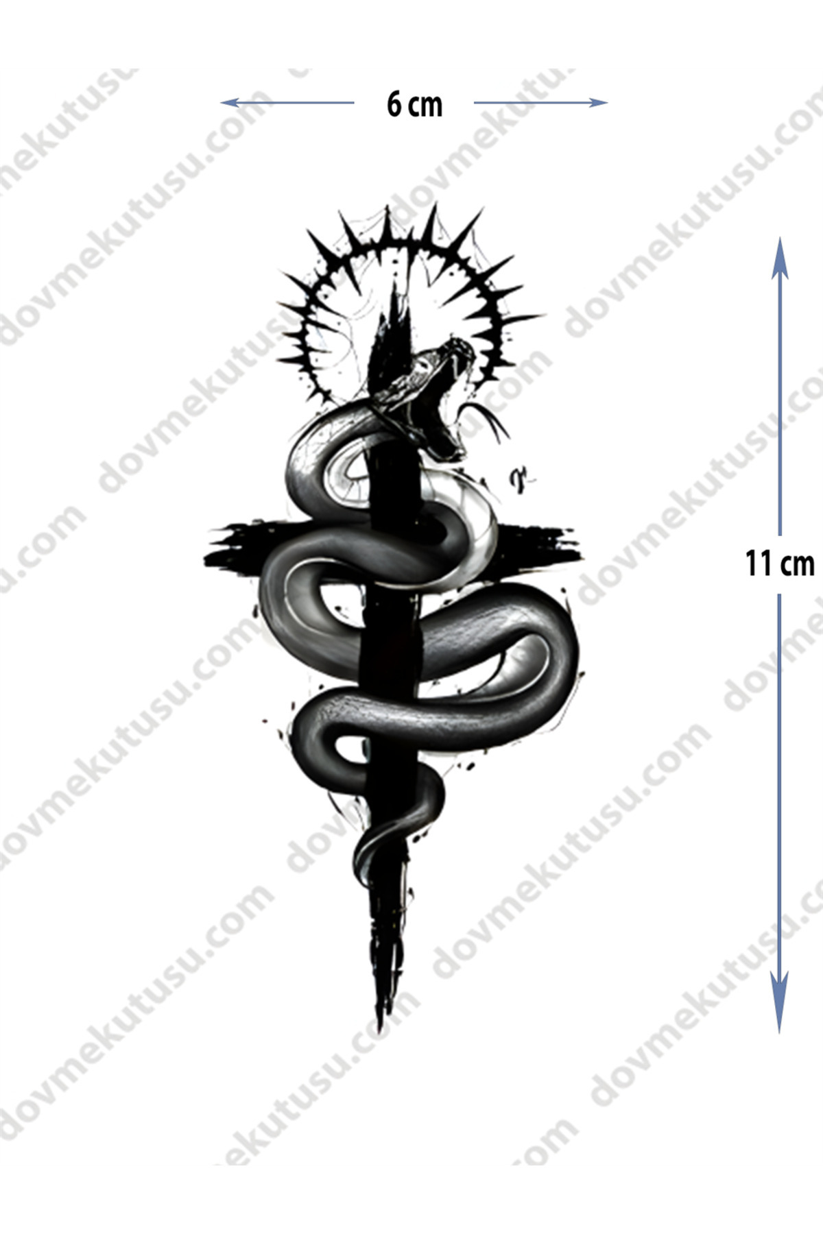 pivok Yılan hançer Geçici Dövme