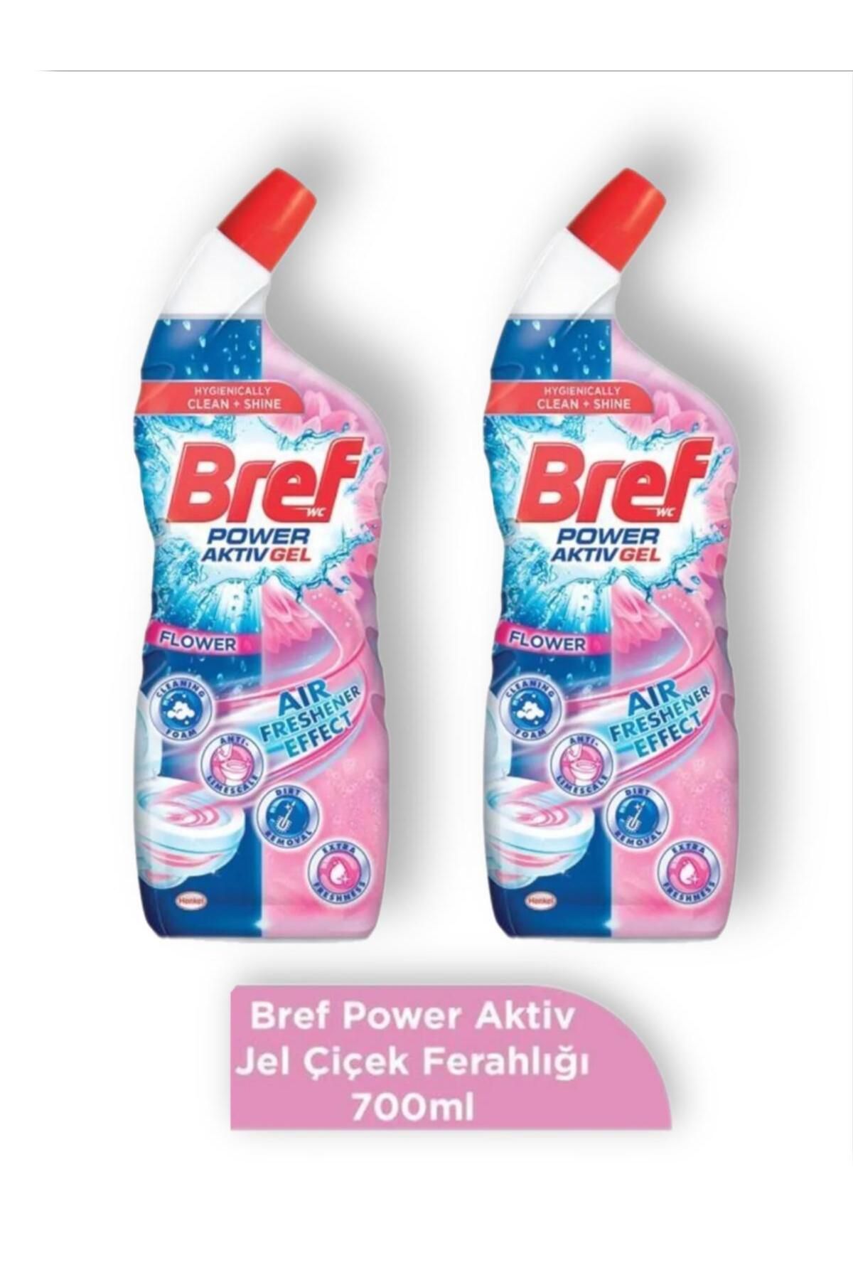 Bref Wc Tuvalet Temizleyici Jel 2 X 700ml 2 Çiçek Ferahlığı