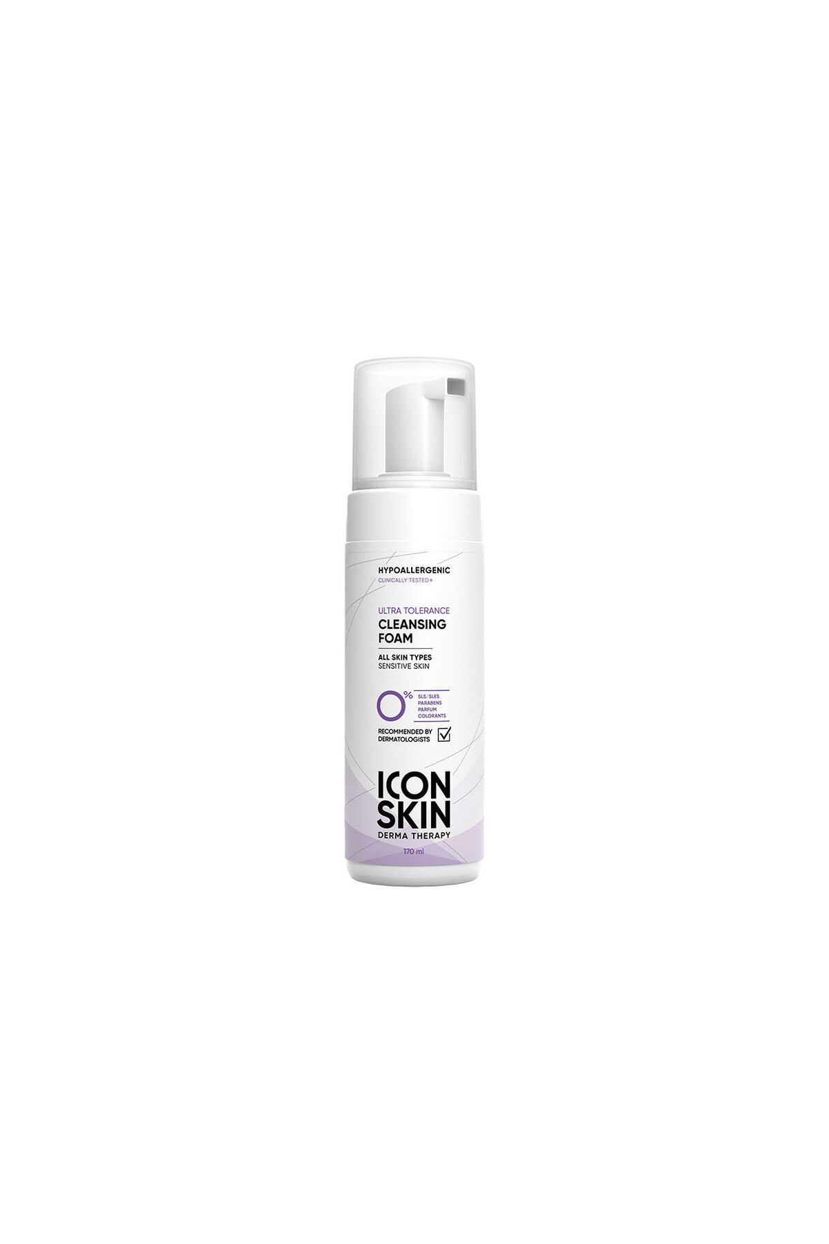 Icon Skin Ultra Tolarans Kir ve Makyaj Temizleyici Köpük Hassas Dahil Tüm Ciltler 170 ml
