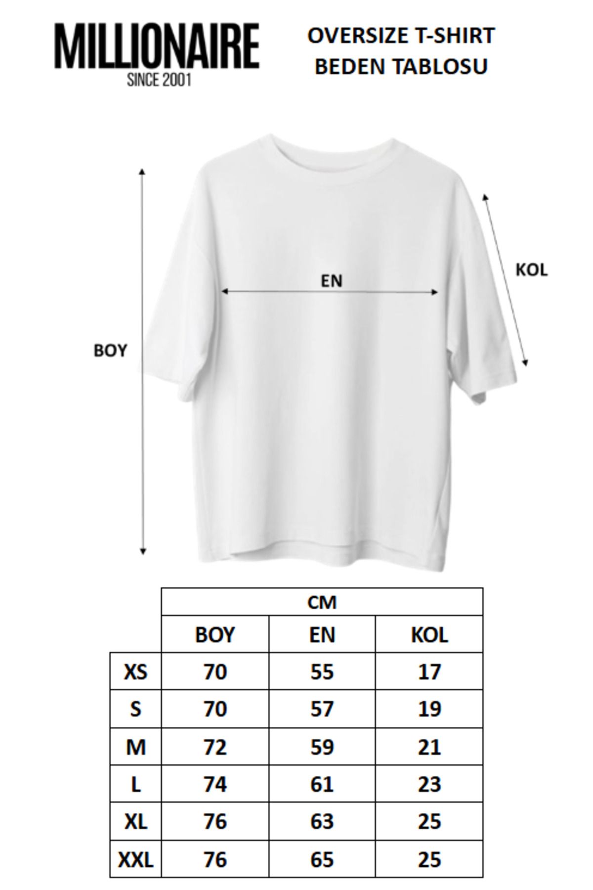 Millionaire-Men's Ecru White Toxic Oversize Fit Loose Wide Fit Loose Cut T-Shirt 3