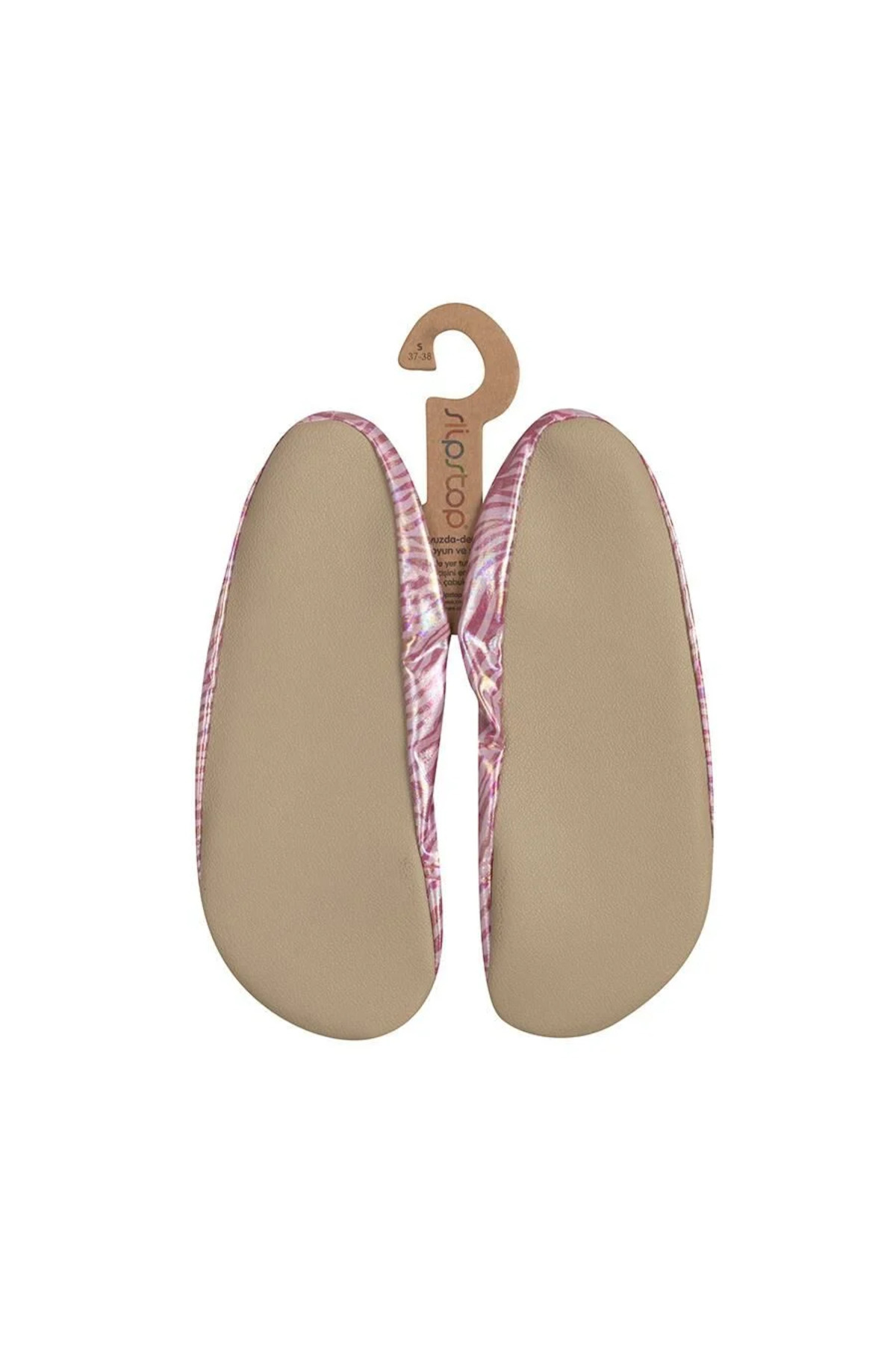 SLIPSTOP-Women's Pink Wavy Sea Shoes Ss 2544000001 2