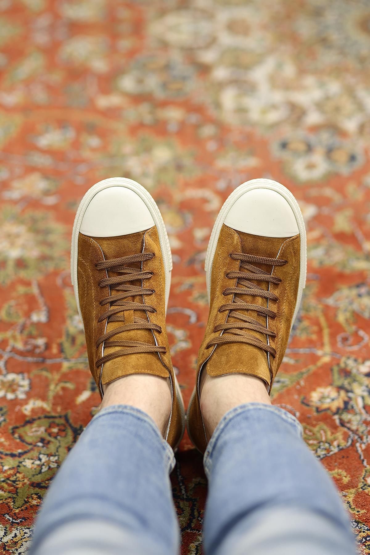 کفش های کژوال مردانه ورزشی جیر واقعی TABA با کمبود 666 25 Shoetyle