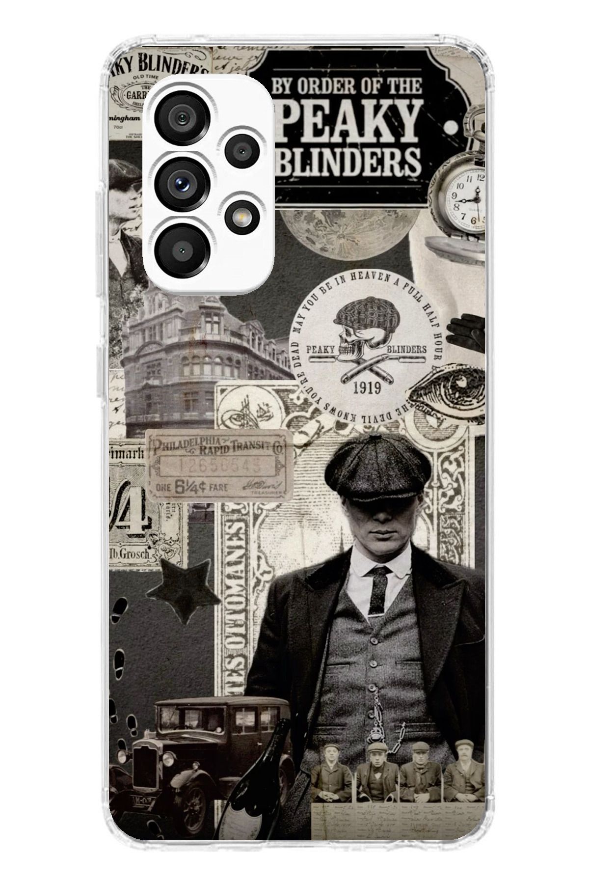TechTree Galaxy A23 Uyumlu Peaky Blinders Şeffaf Silikon Kılıf