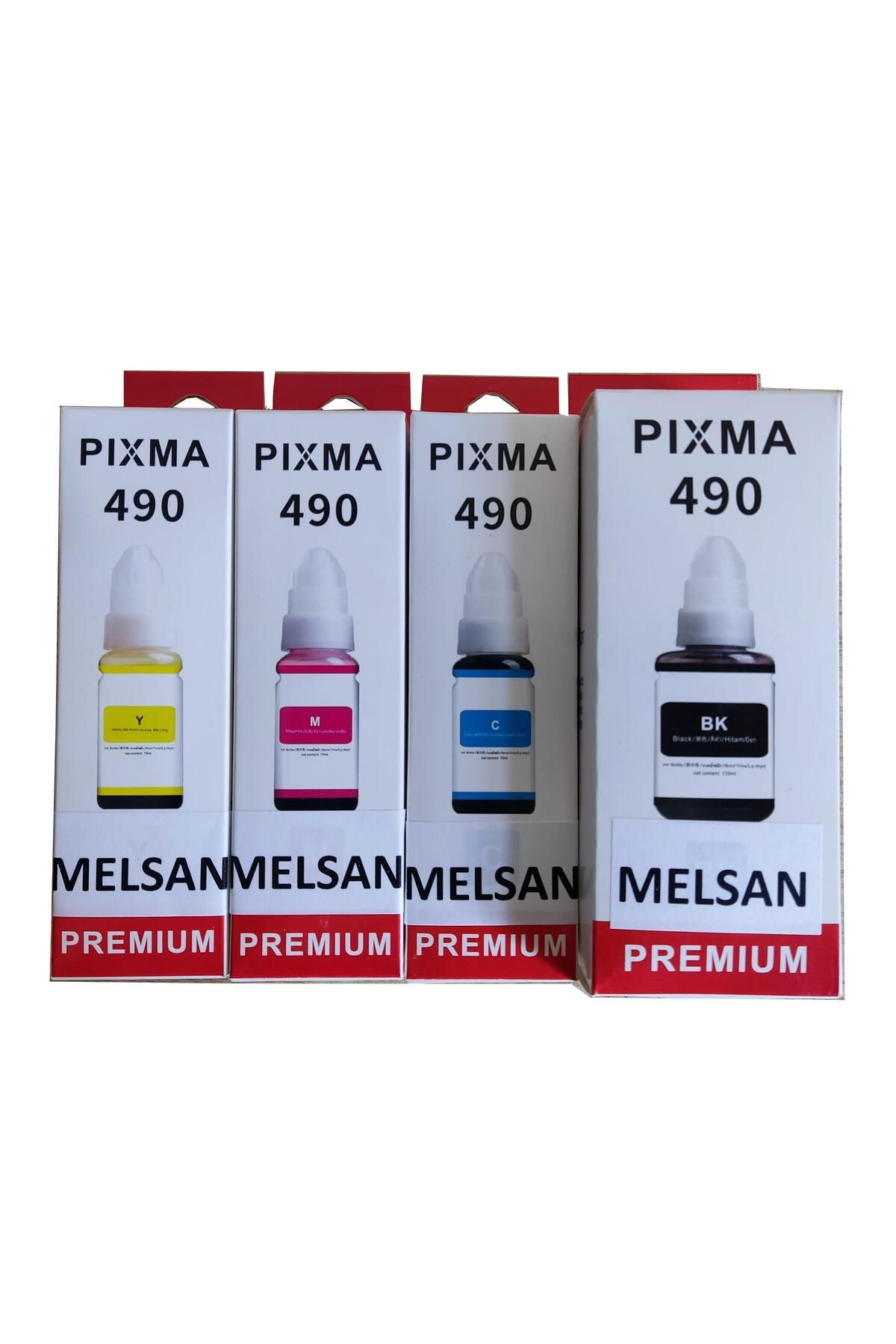 Melsan CanonUyumlu Pixma G3411 Mürekkep 4 Renk Takım Muadil