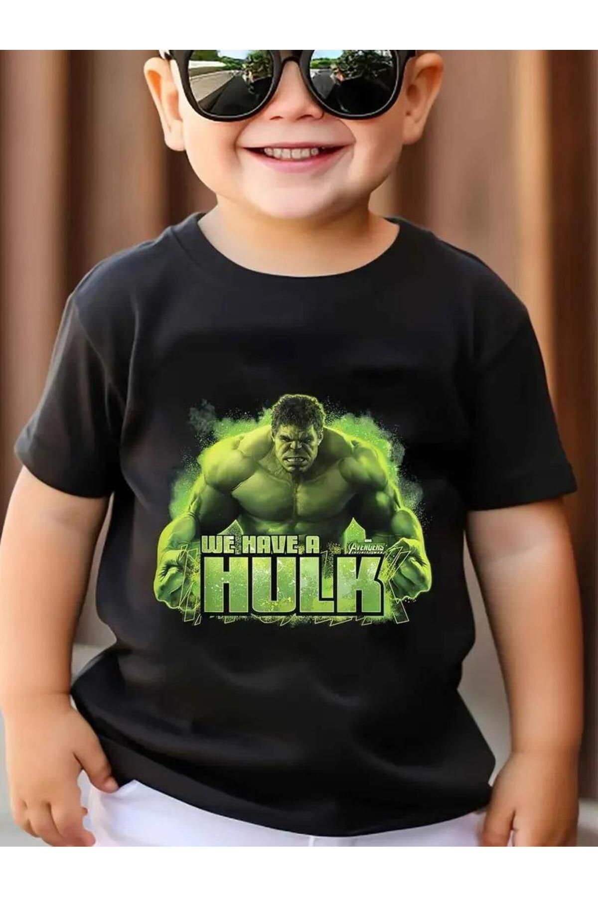 HA HA HULK Baskılı Erkek Çocuk T-shirt