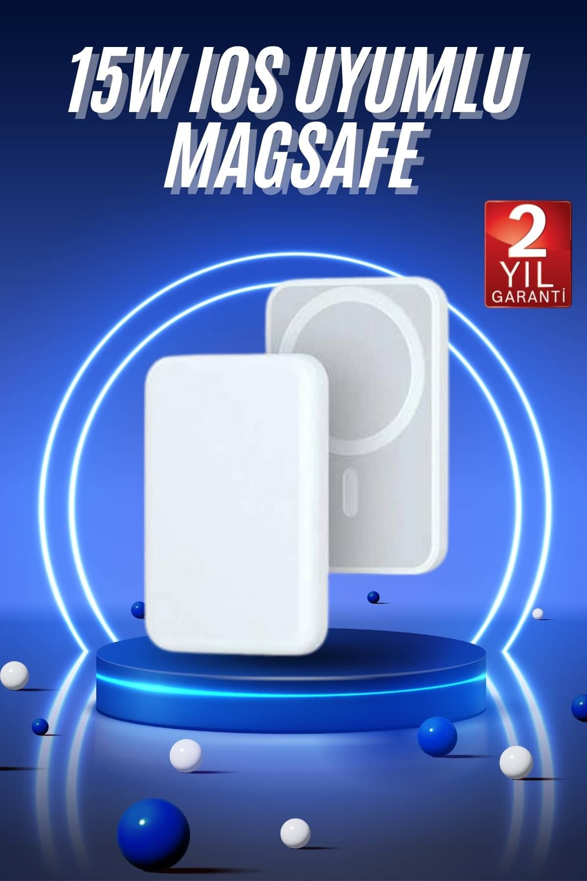 nerede bulurum Magsafe Battery Pack Powerbank Kablosuz Şarj 5.000 mah