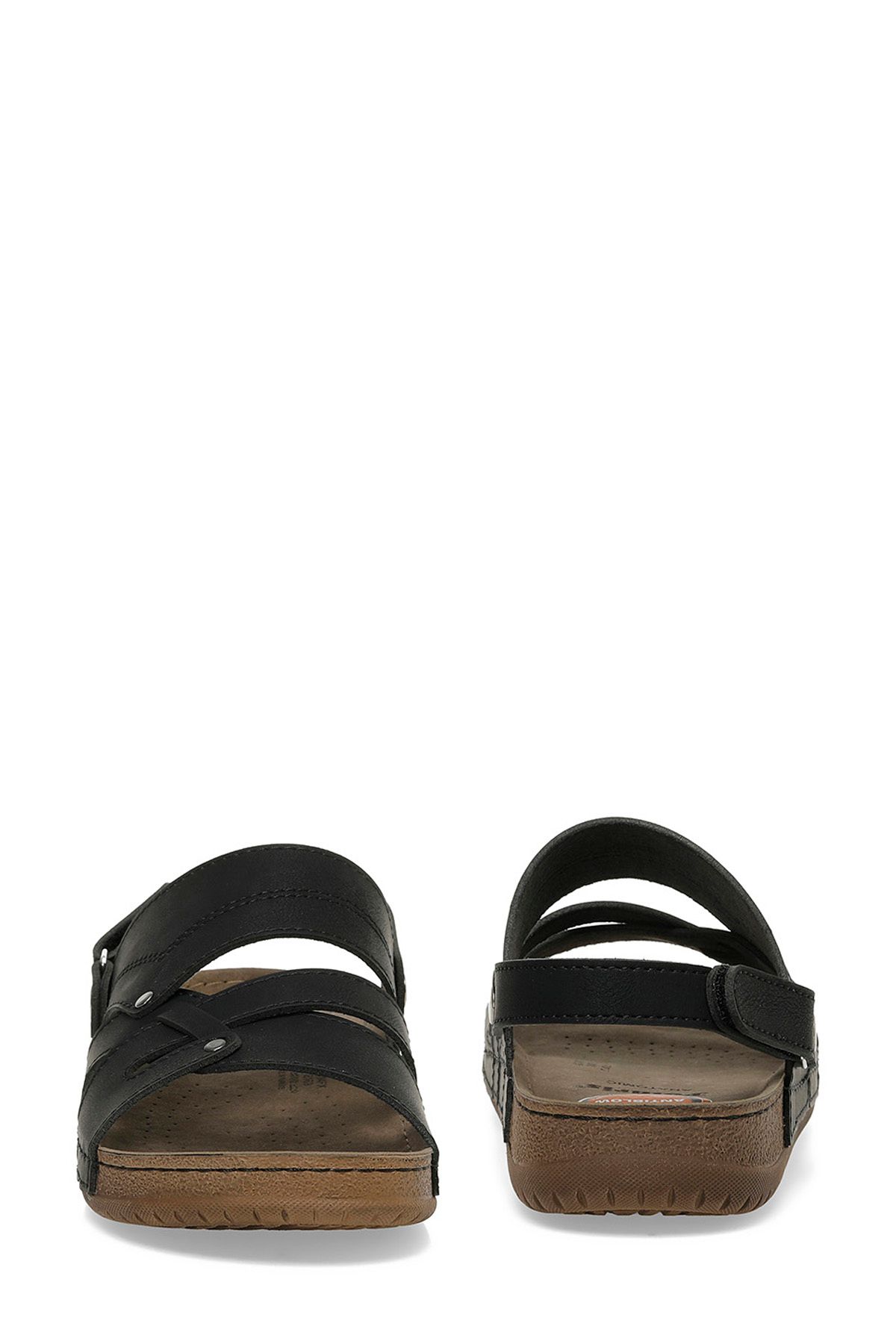 Polaris-Polaris406147 Black Men's Slippers Sandals 5