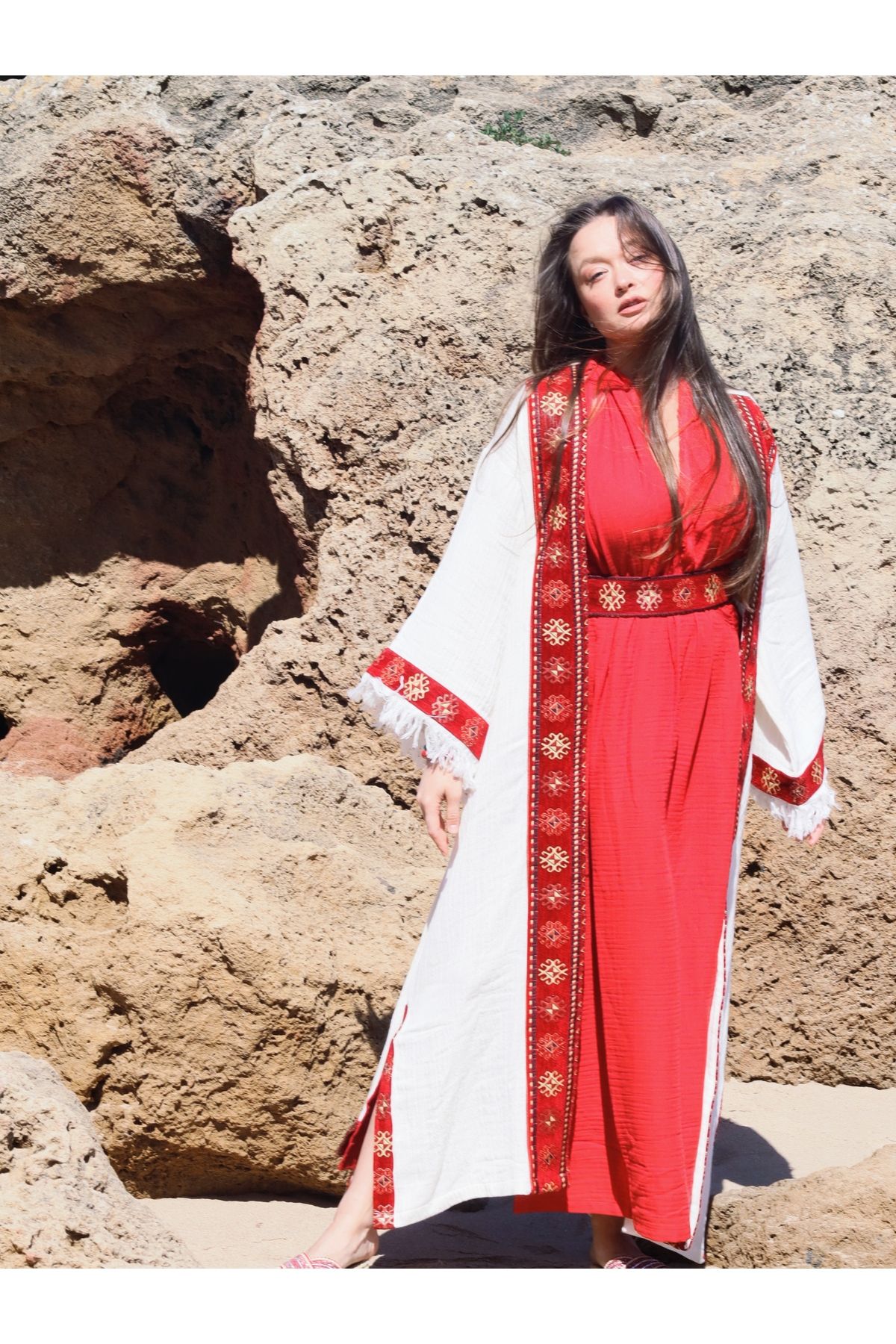 Su Koleksiyon TARSUS KAFTAN / KIRMIZI