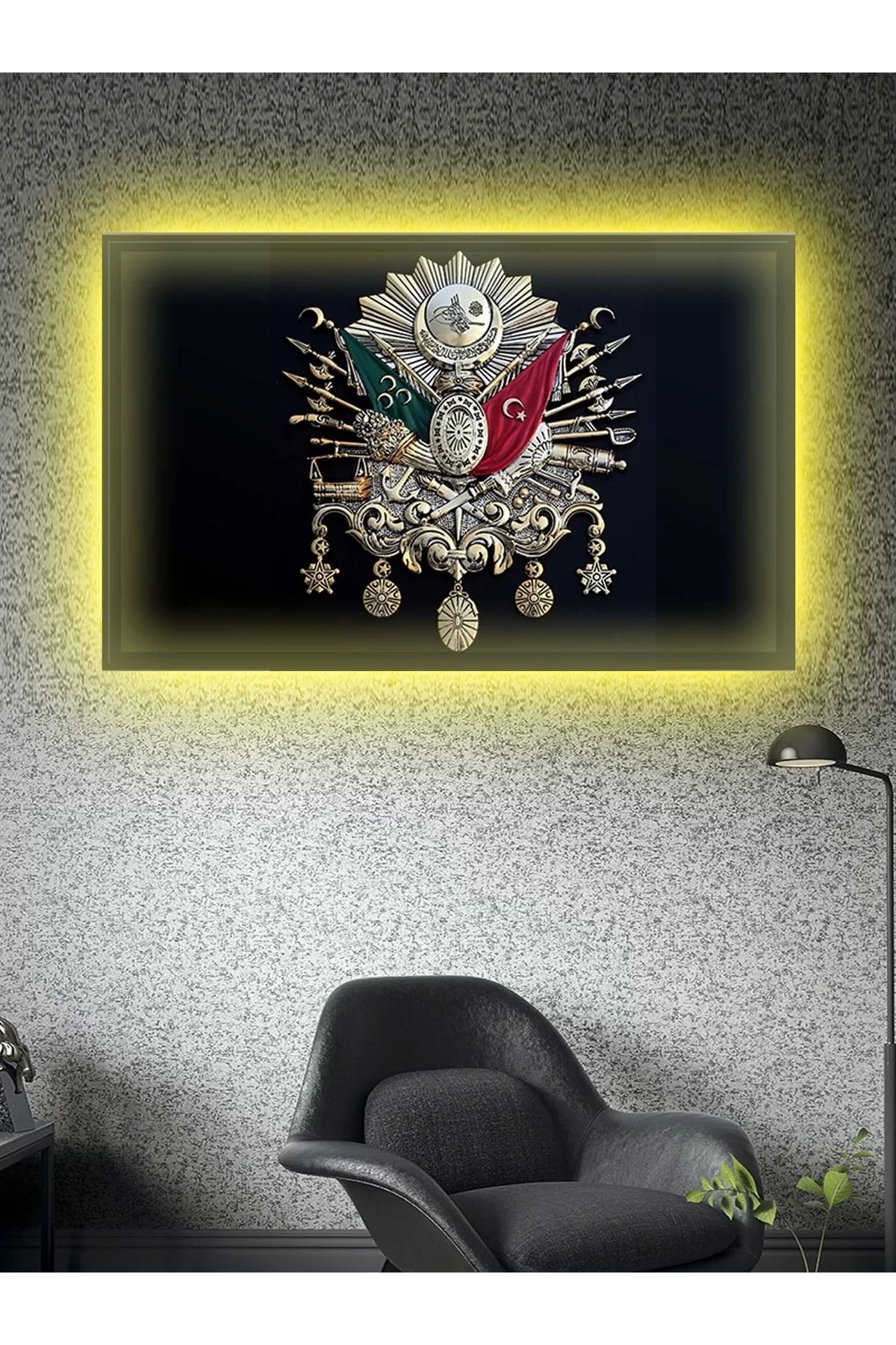feifei Led Işıklı Osmanlı Amblemi (tuğra)