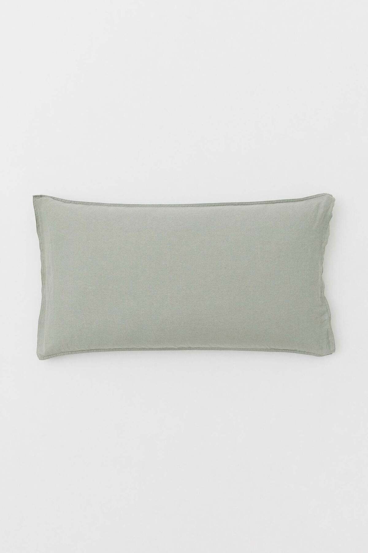 H&M-Washed linen pillowcase 2