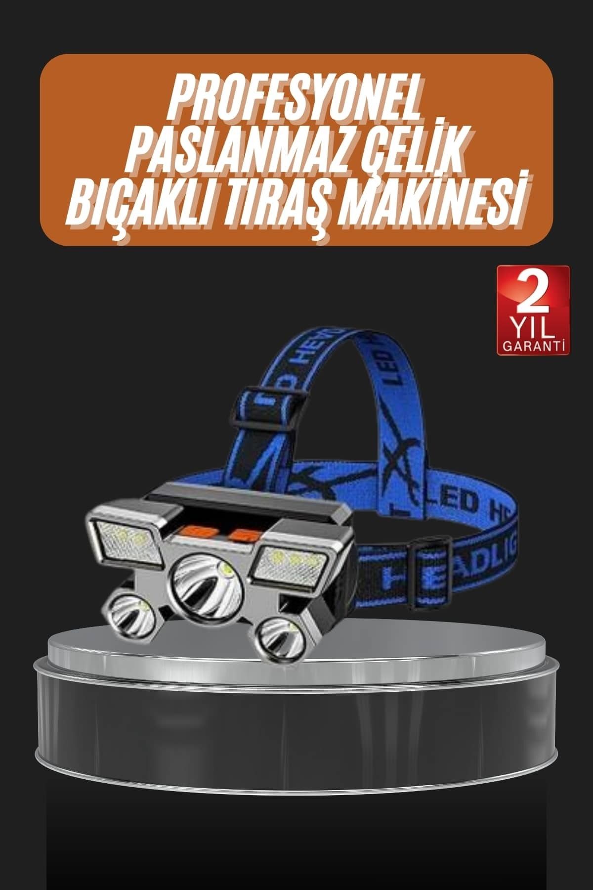 ASTRALTECH El Feneri Süper Kafa Lambası 4 Modlu 5 Led Kafa Feneri