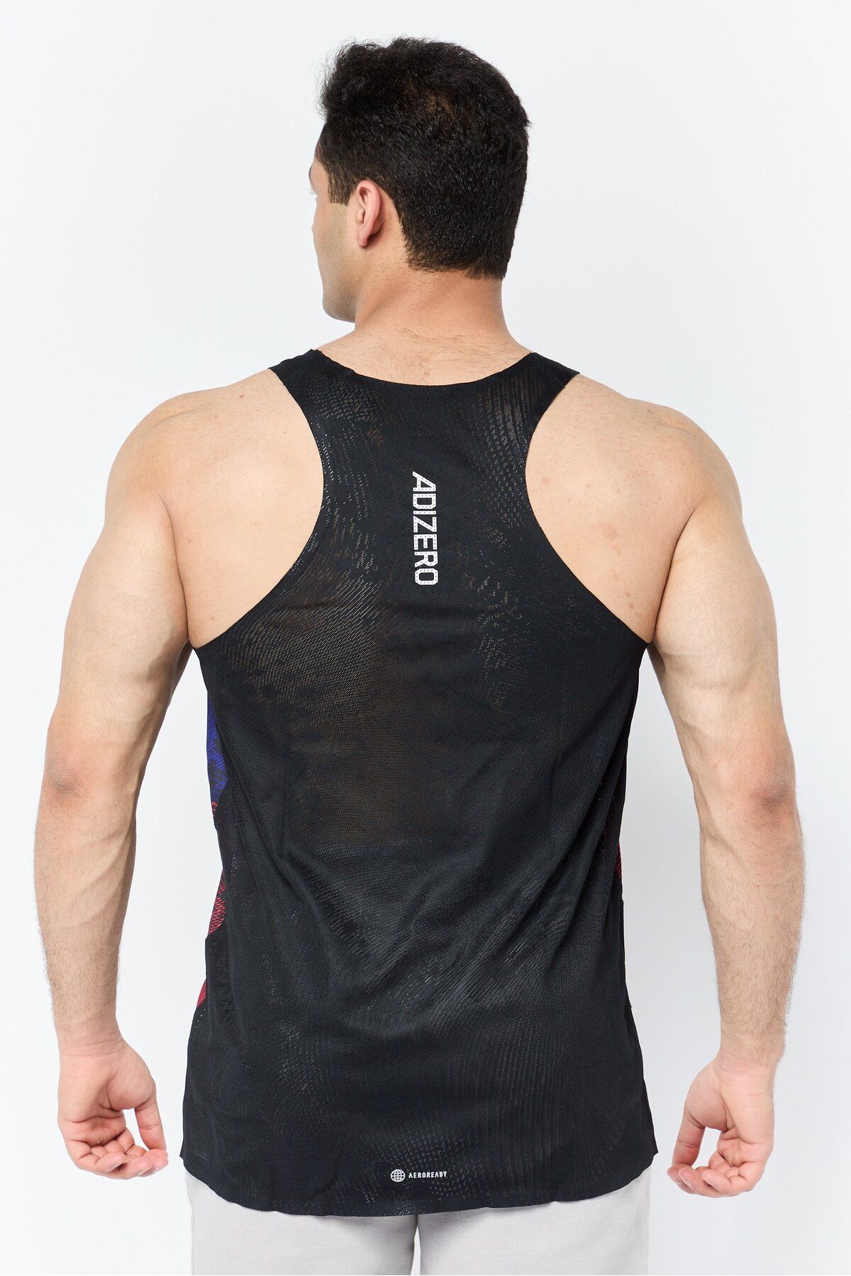 adidas-Men Sportswear Fit Brand Logo Training Vest, Black 4