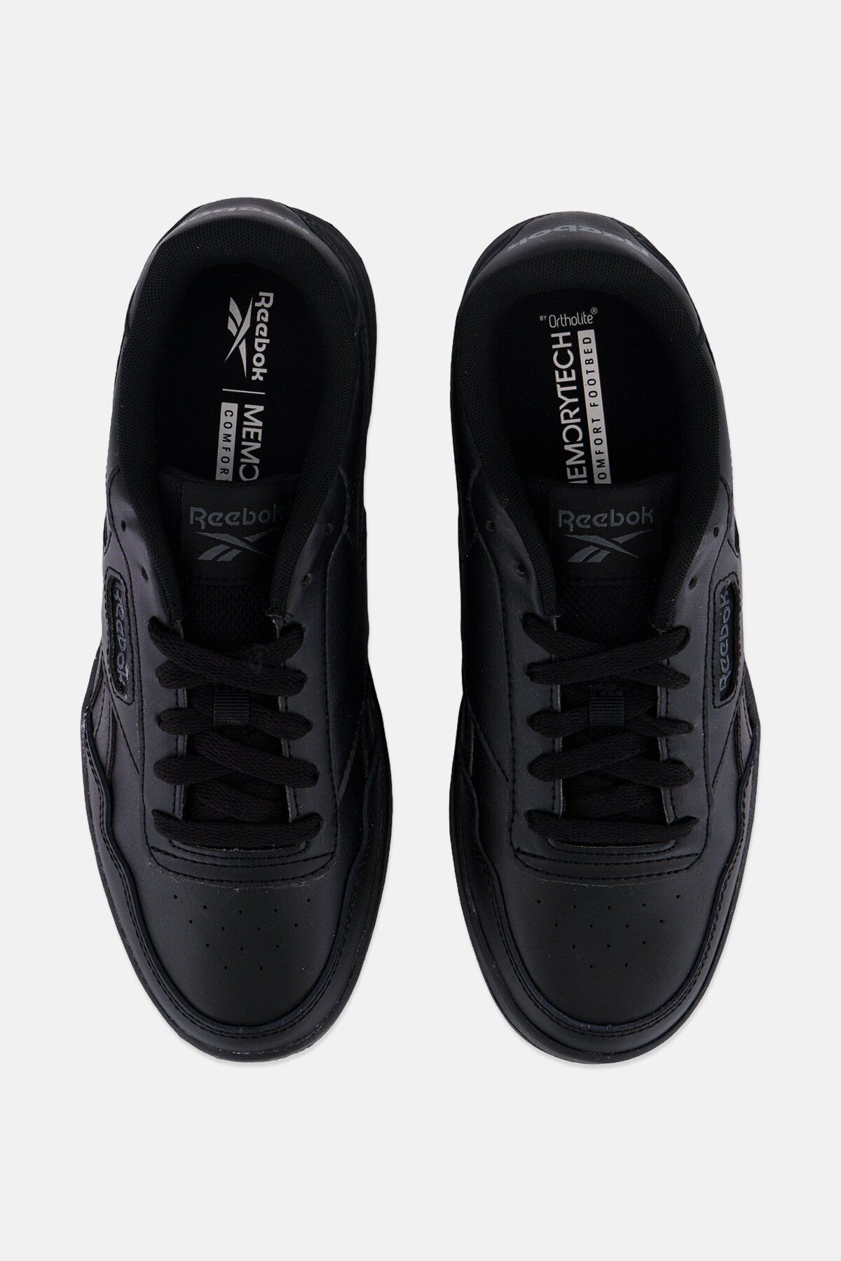 Reebok-Men Smash Edge Lace Up Tennis Shoes, Black 3