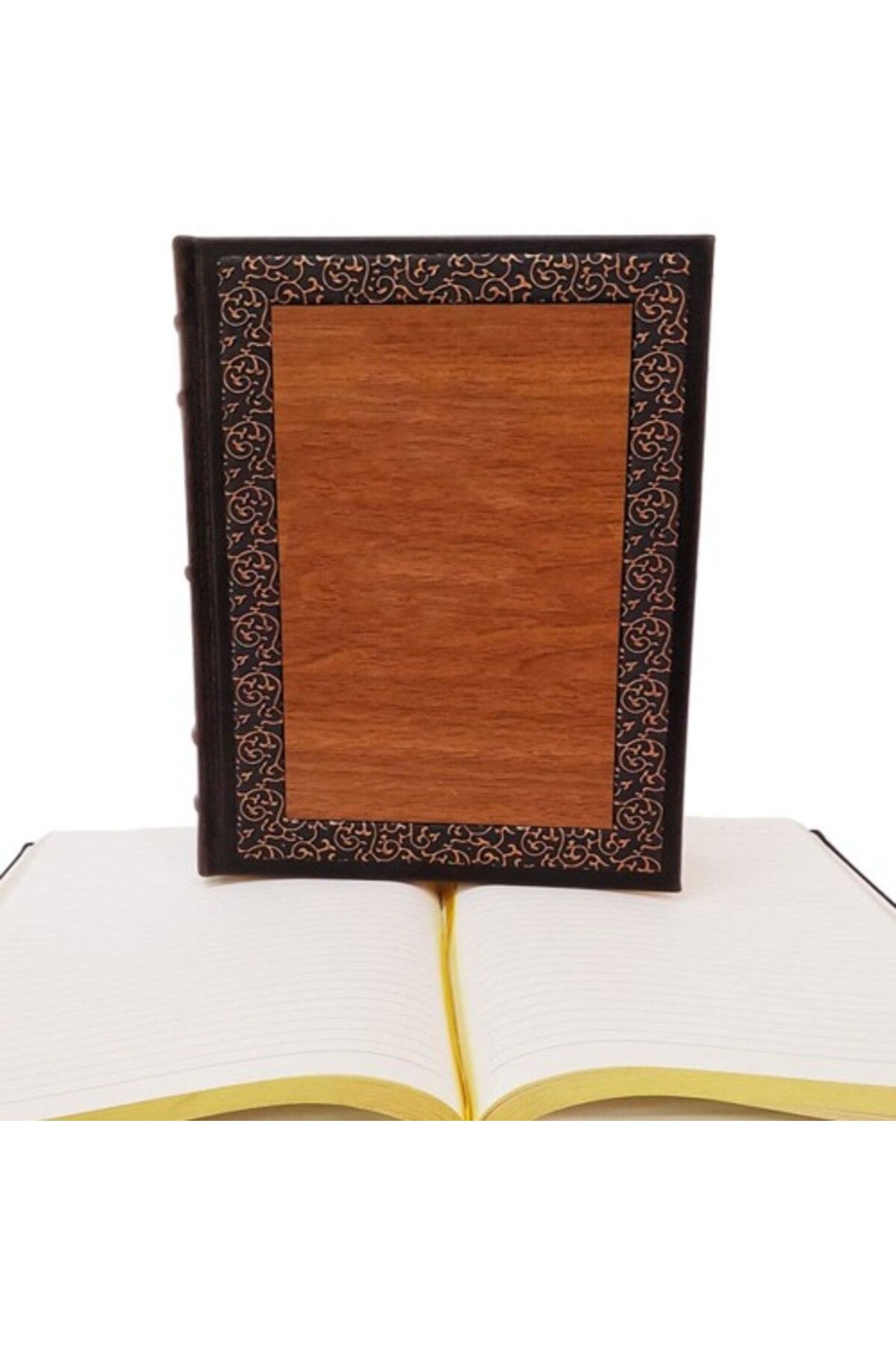 İsmiyle Al Dekoratif Hediyelik Ahşap Deri Defter
