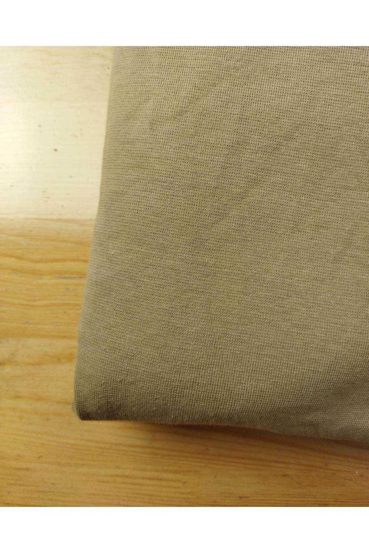Kumaş Parça Bej Renkte İnterlok Bebe Ribana (En 150 cm x Boy 240 cm) fotoğrafı 2 (önizleme)