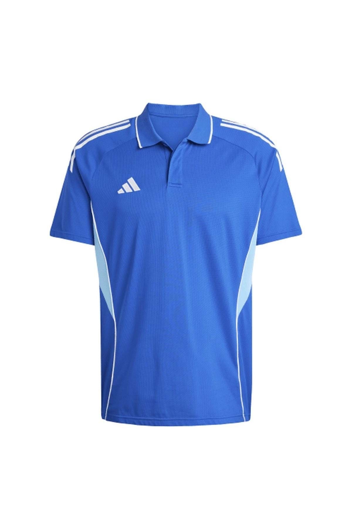 1_org_zoom تیشرت adidas آدیداس مردانه یقه چوگان مسابقه تیرو 25 تیشرت Mavi ماوی اورجینال - تصویر 1