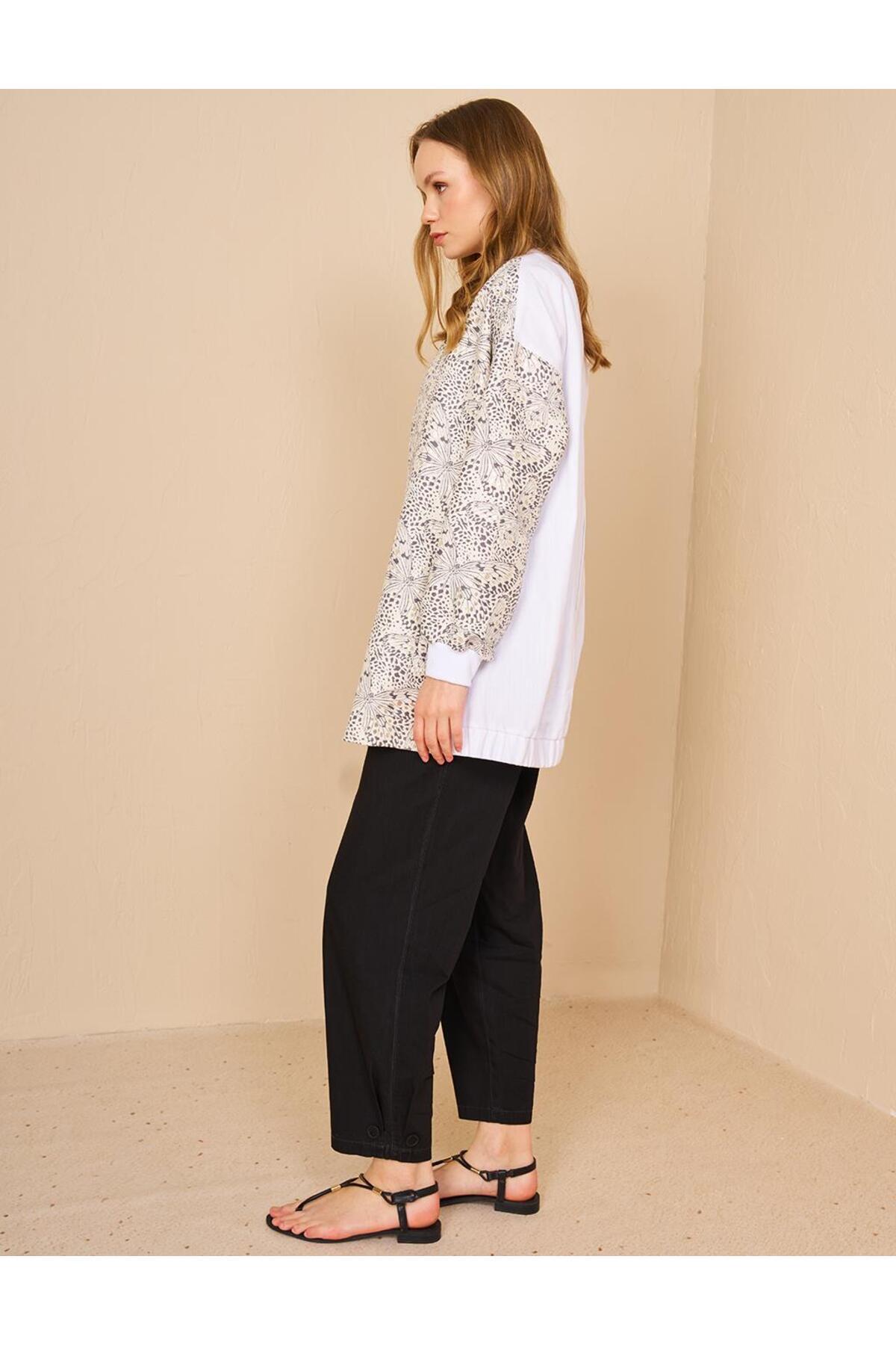 Kayra-Denim Garnıli Jacquard Jacket and Smoked 4