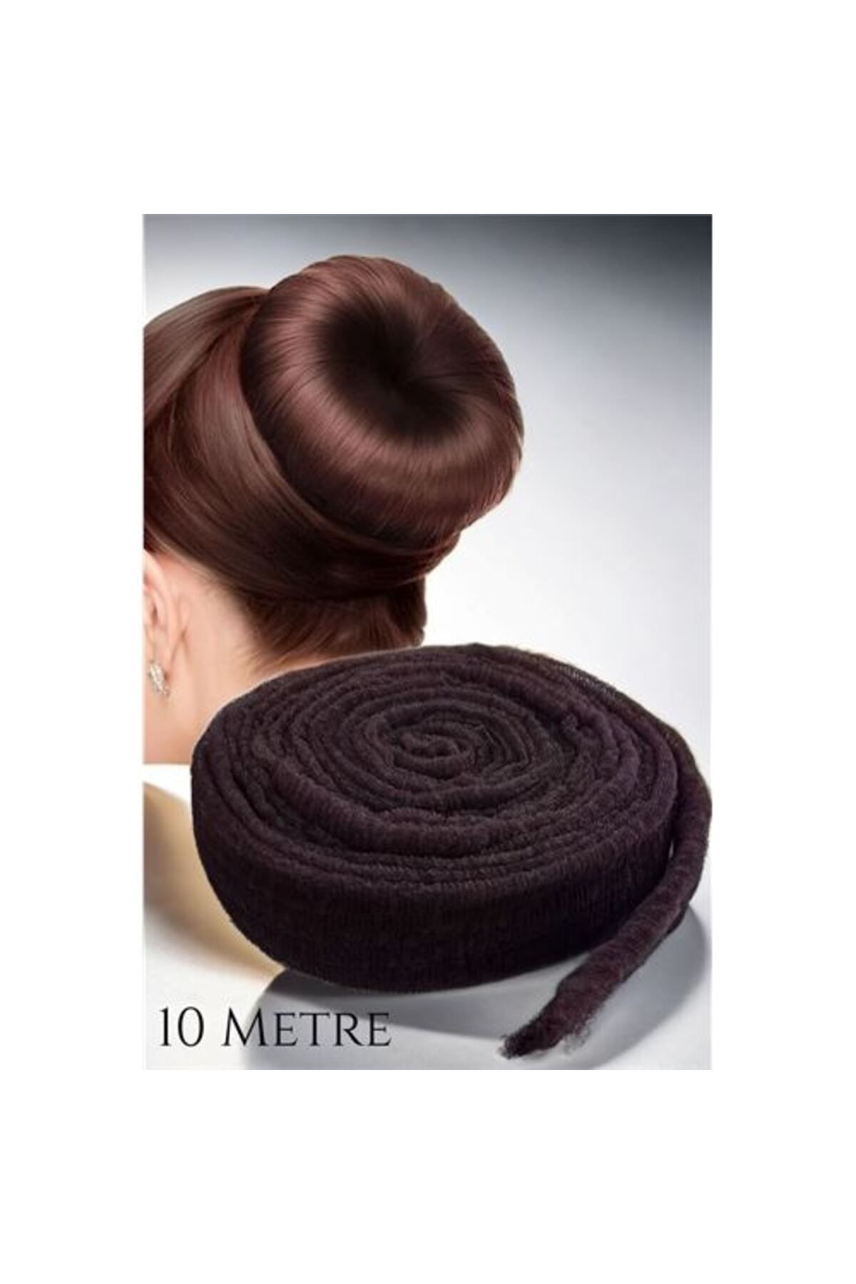 Kuzgun Ticaret Saç Topuz Süngeri KAHVE 10 METRE Forero Design