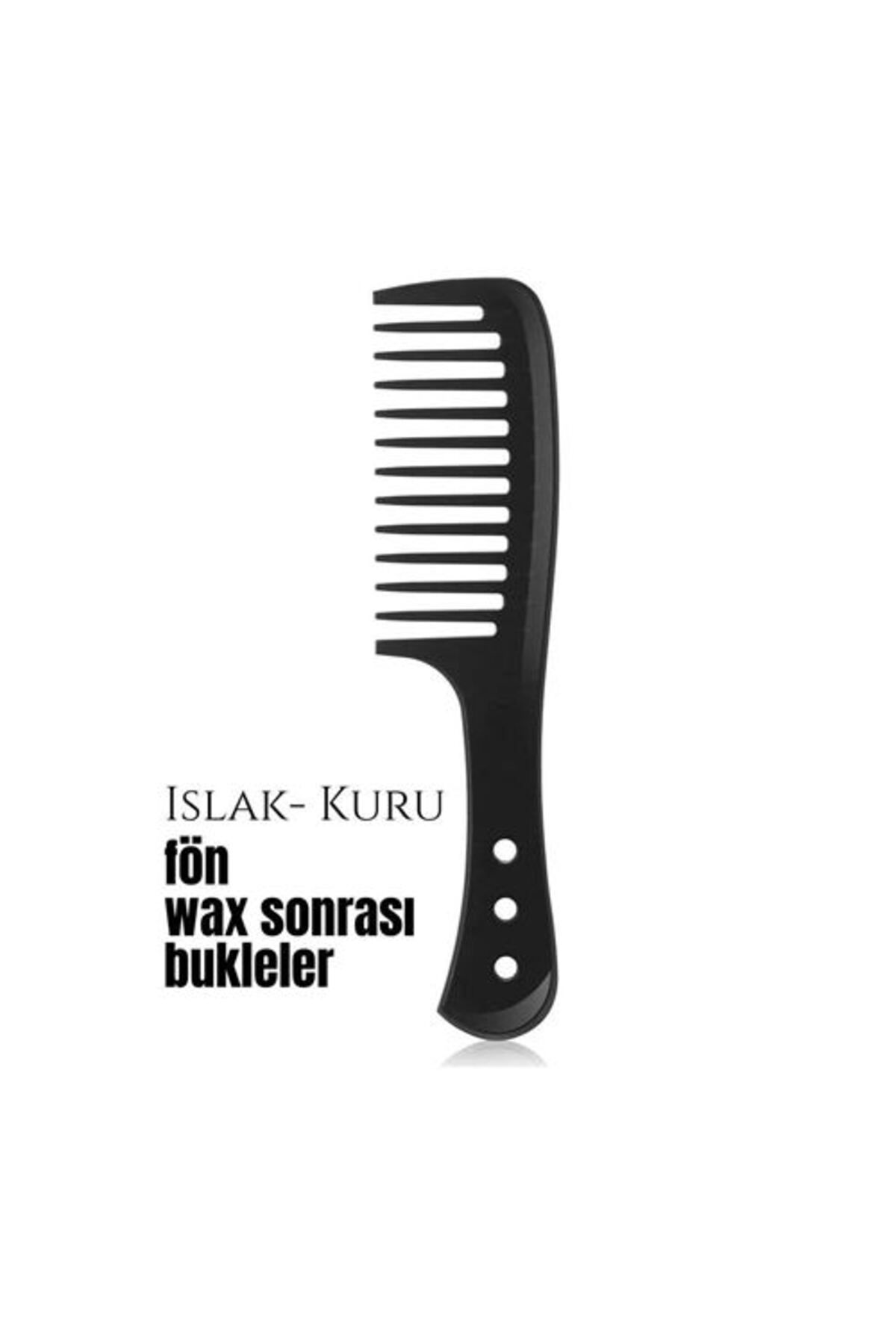 karadağsb Bukleli Saç Fön Wax Sonrası Tarak Karbon Nano Absolute Professional