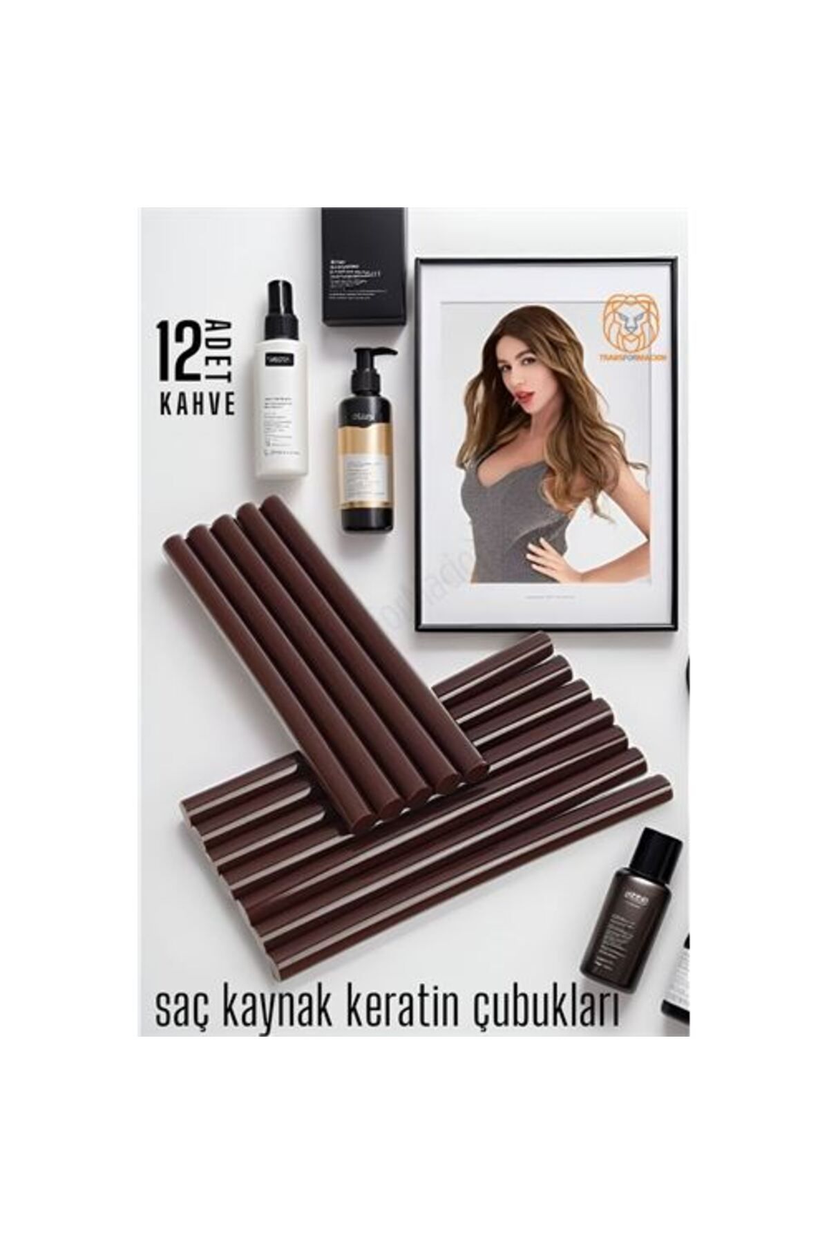 TYYLİ Nano Keratin Kaynak Çubukları 12 ADET KAHVE Absolute