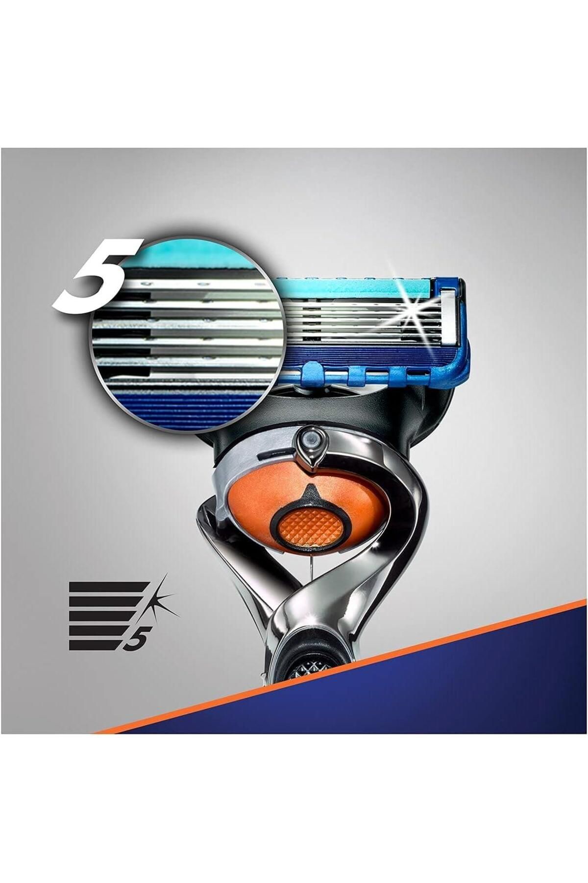 Gillette-شفرات حلاقة بديلة لآلة الحلاقة Fusion5 Proglide Flexball، 4 قطع، 3 قطع 5