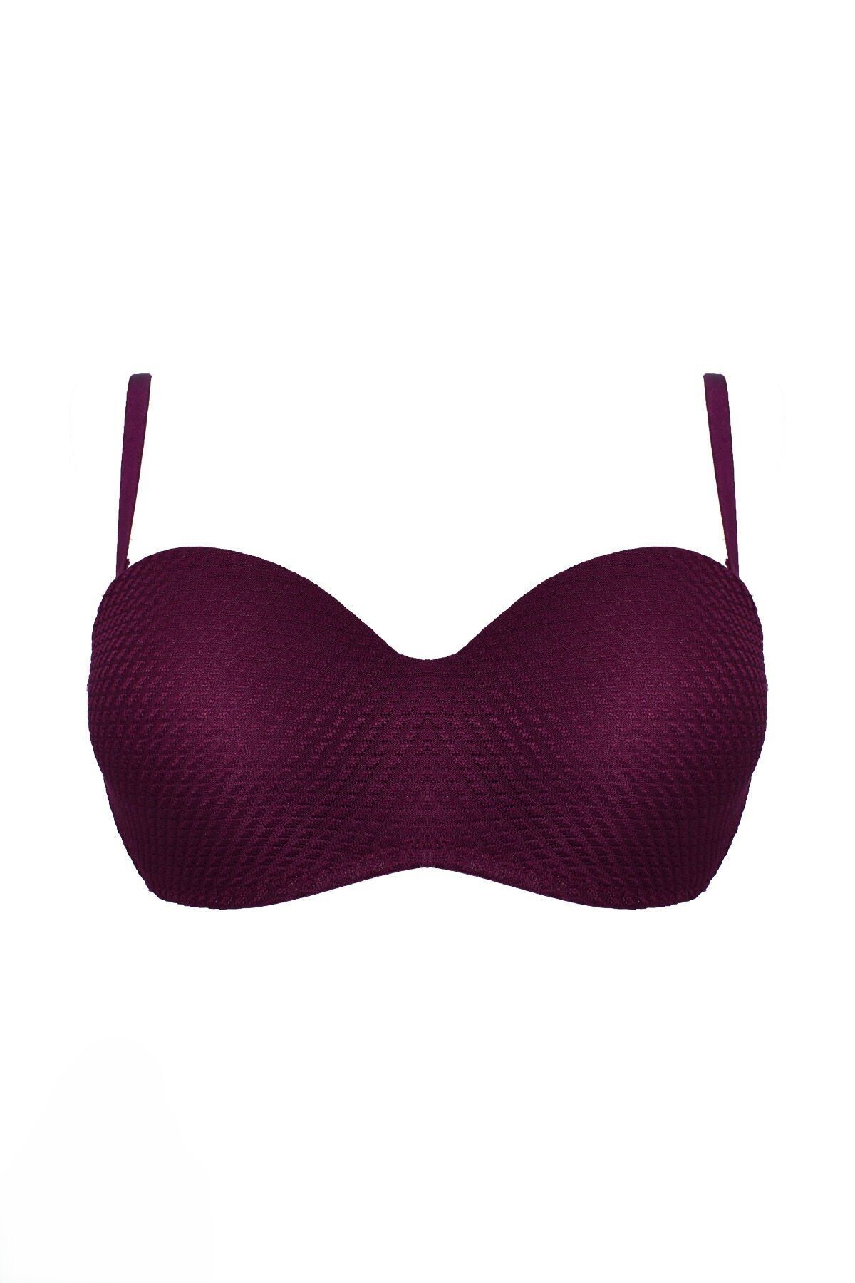 Liza-2300 Underwire Unassisted Jacquard Lotus Cup Bra 1