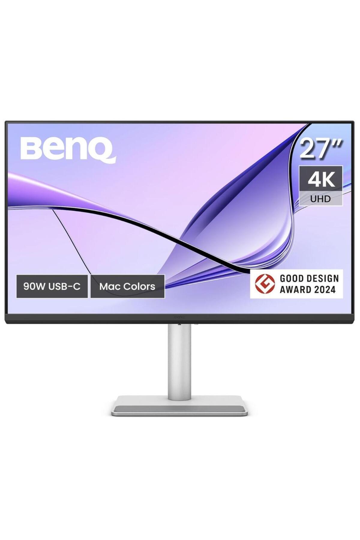 BENQ-Monitor IPS LED BenQ 27" MA270U, ​​UHD (3840 x 2160), HDMI, Boxe, Pivot, 60 Hz, 5 ms (Negru/Argintiu) 1