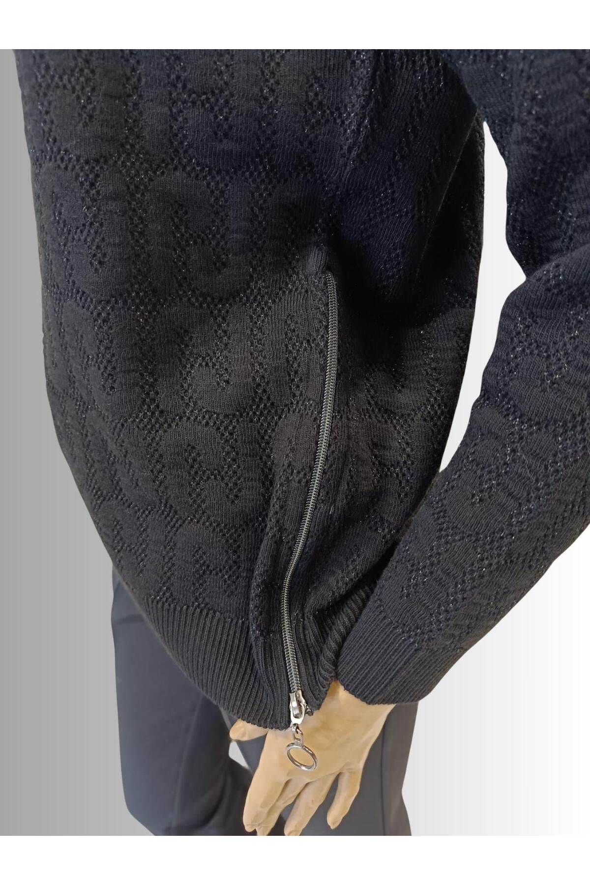 Vedi-T Sleeve Jacquard Sweater 3