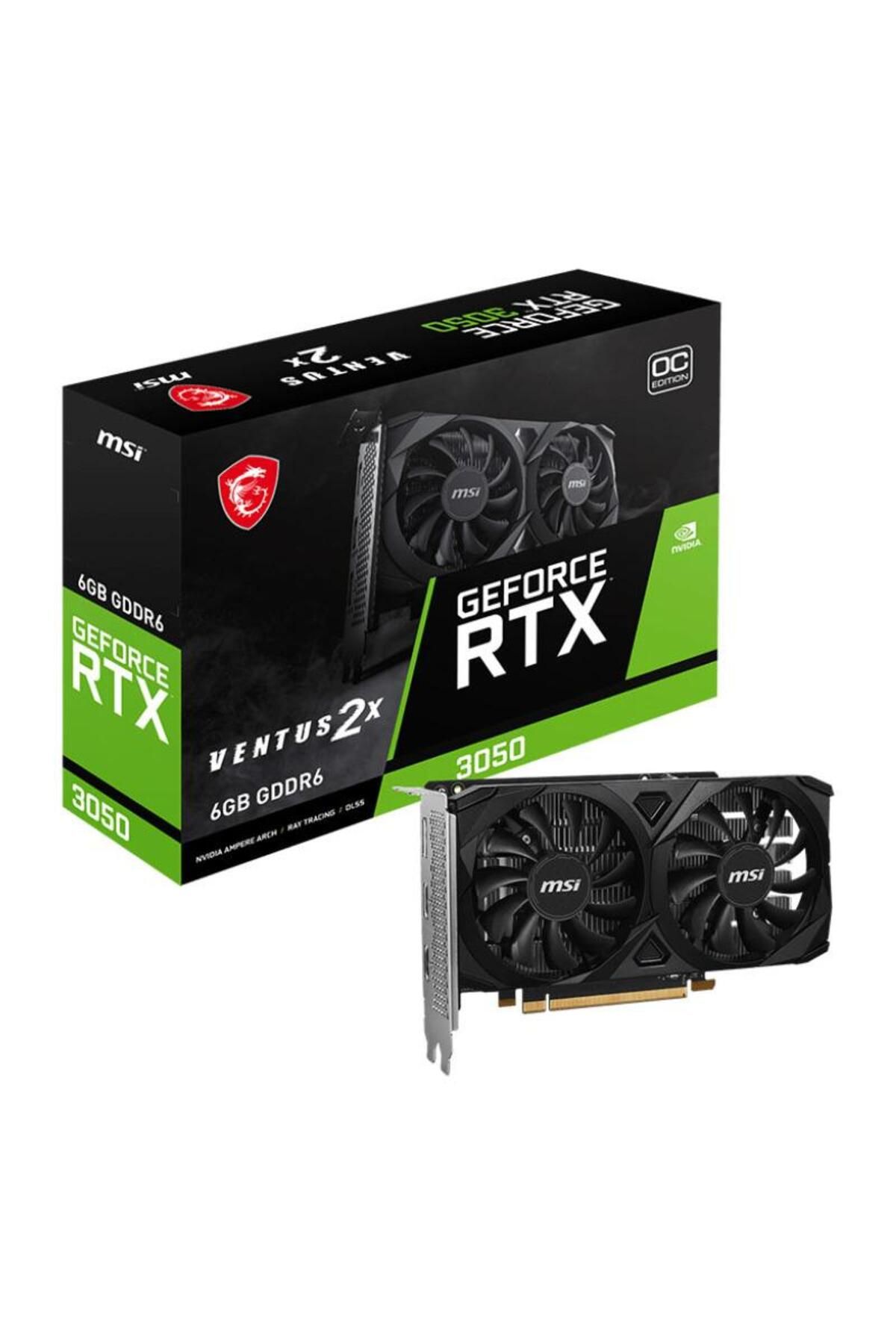 MSI-Placa video MSI GeForce RTX 3050 VENTUS 2X E OC 6GB GDDR6 96-bit 5