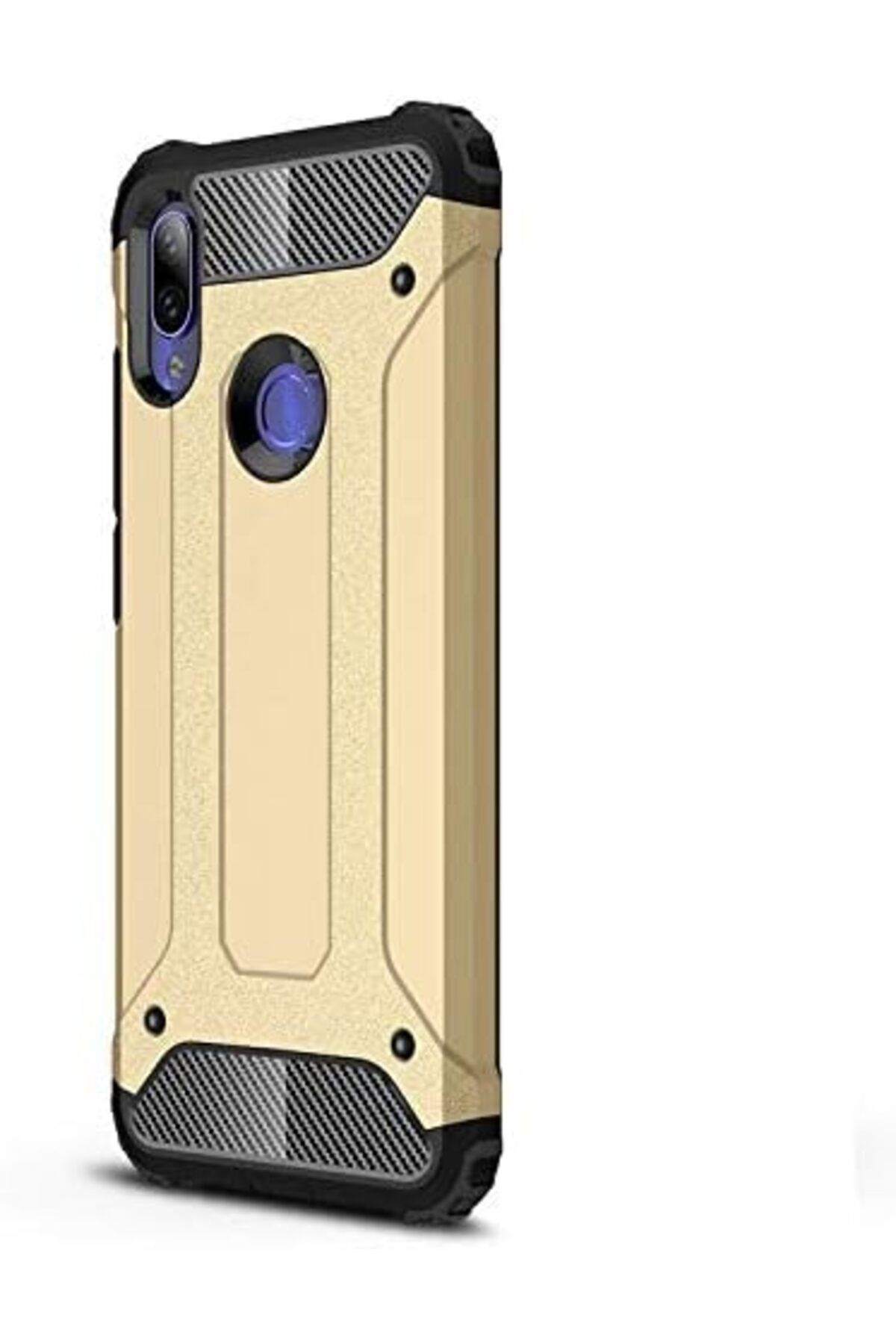 mazıdağı mazzıdağ Xiaomi Redmi Note 7 için Kılıf Rugged Armor Gold [Redmi Note 7 ile Uyumlu Kılıf - Go