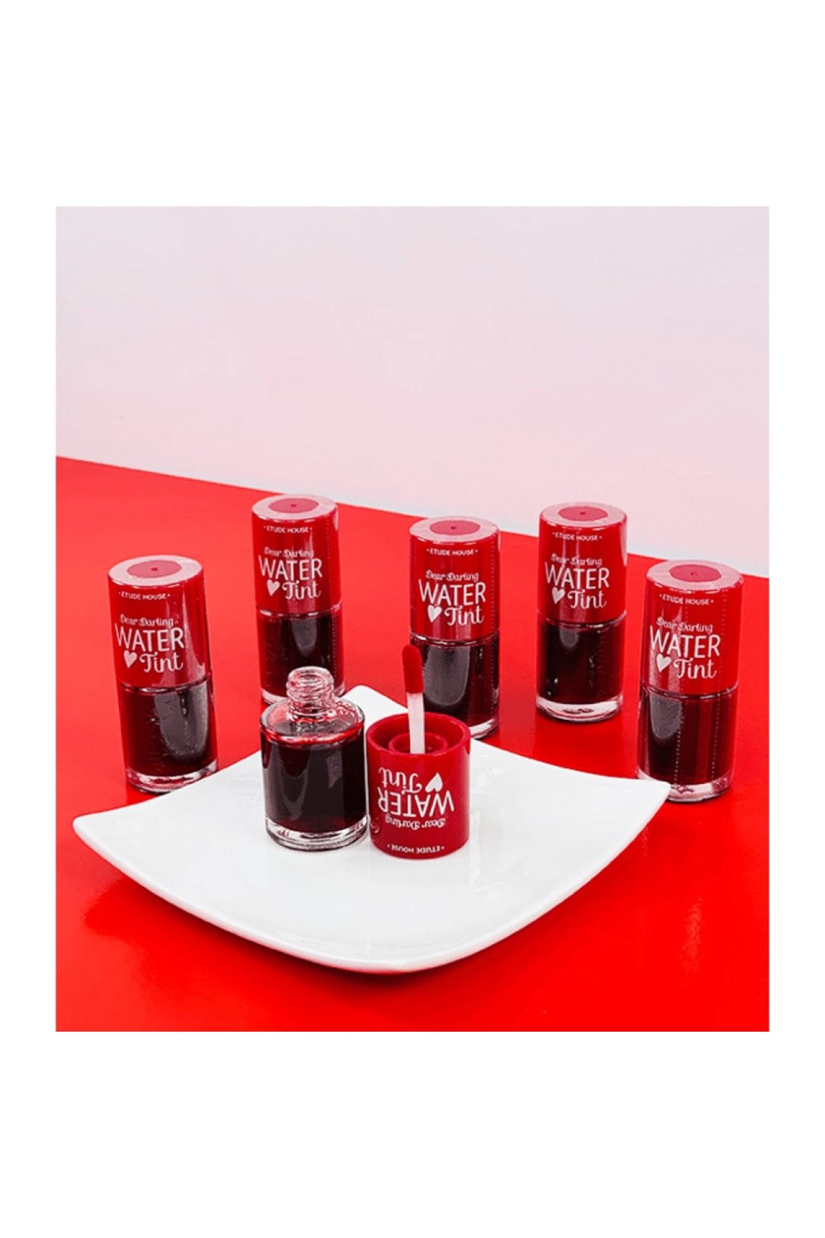 Etude House-Dear Darling Water Tint Lip Gloss 02 Cherry Ade 5