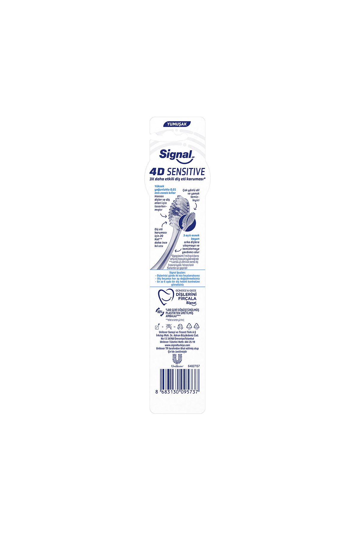 Signal-4D Sensitive Toothbrush Soft X2 7