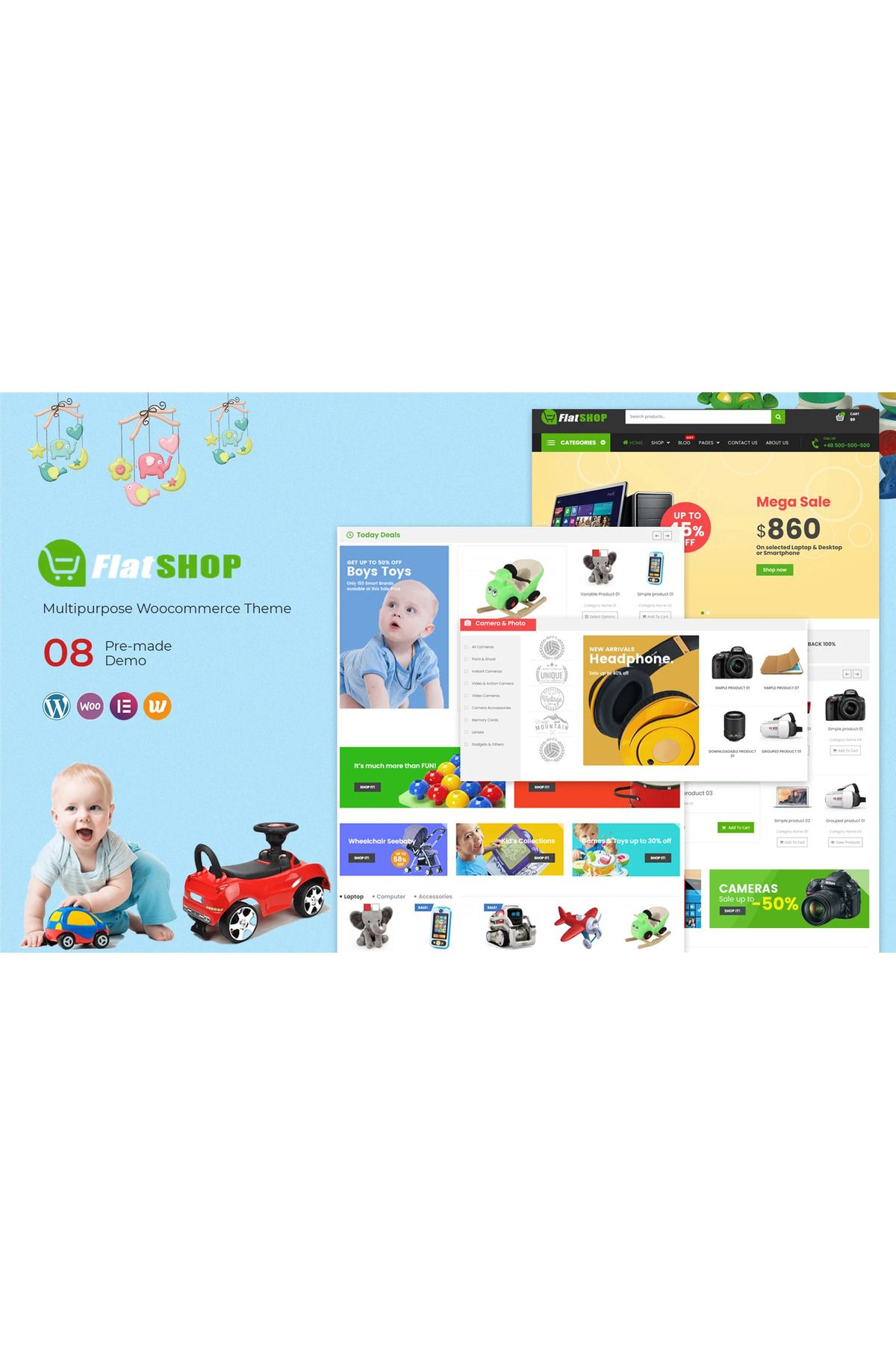 hemen tasarım FlatSHOP - Kids Store