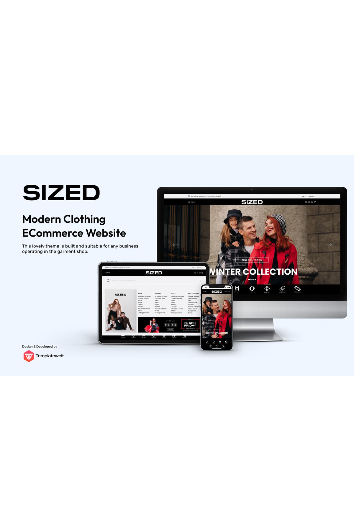 hemen tasarım Boyutlandırılmış Çok Amaçlı Elementor Uyumlu WooCommerce Teması