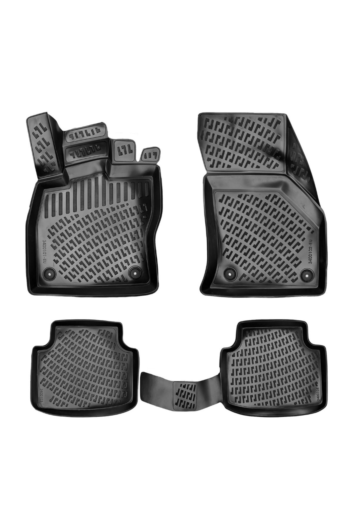 Umbrella Set Covorase Auto Cauciuc Umbrella Pentru Vw Passat B8 2015- - One Size