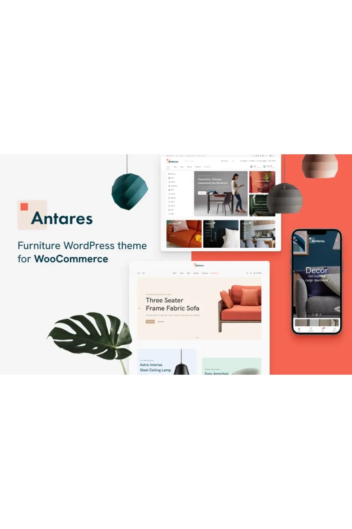 hemen tasarım Antares - WooCommerce Furniture WooCommerce Teması