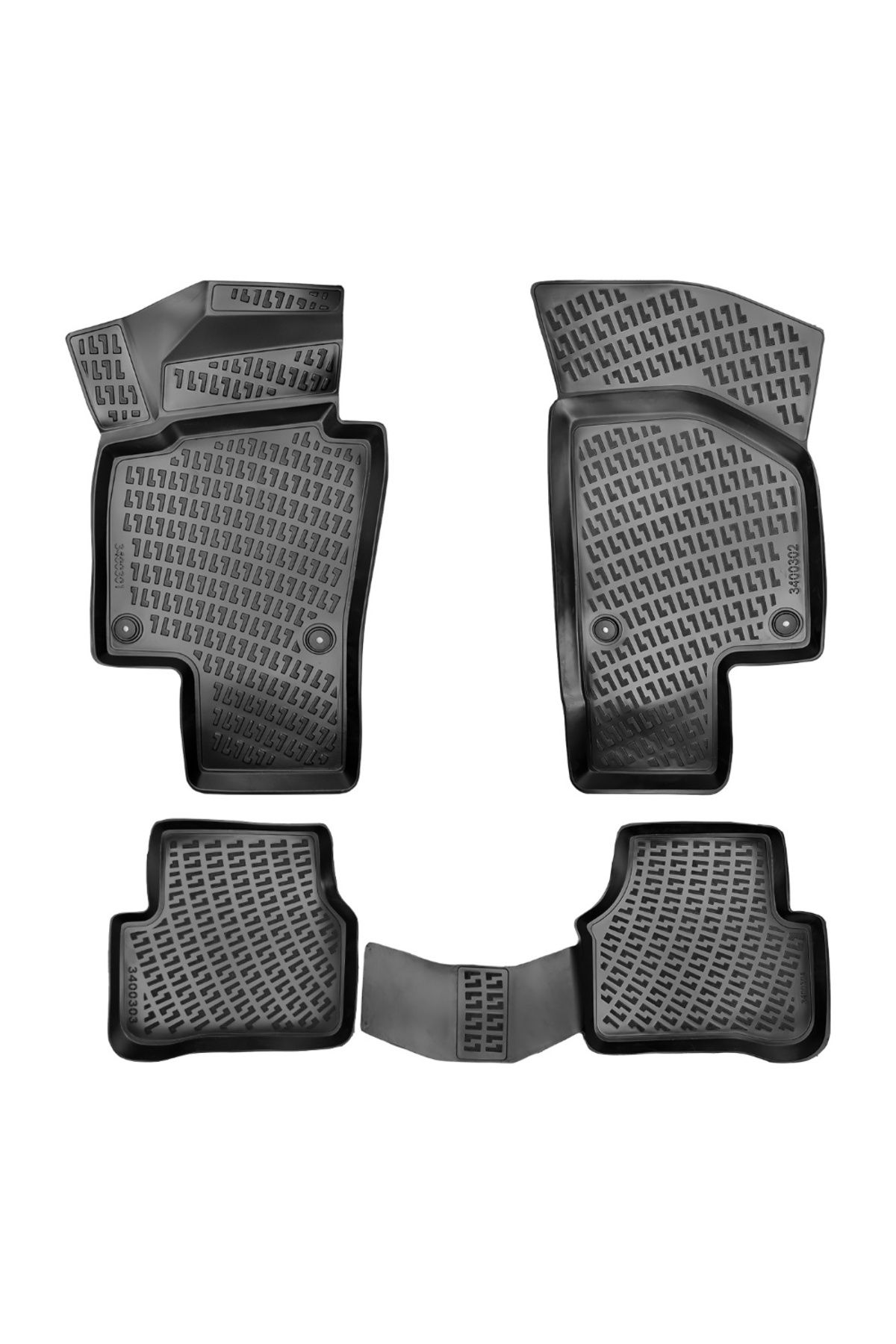 Umbrella Set Covorașe Auto Din Cauciuc Pentru Vw Passat B62005-2010 - One Size